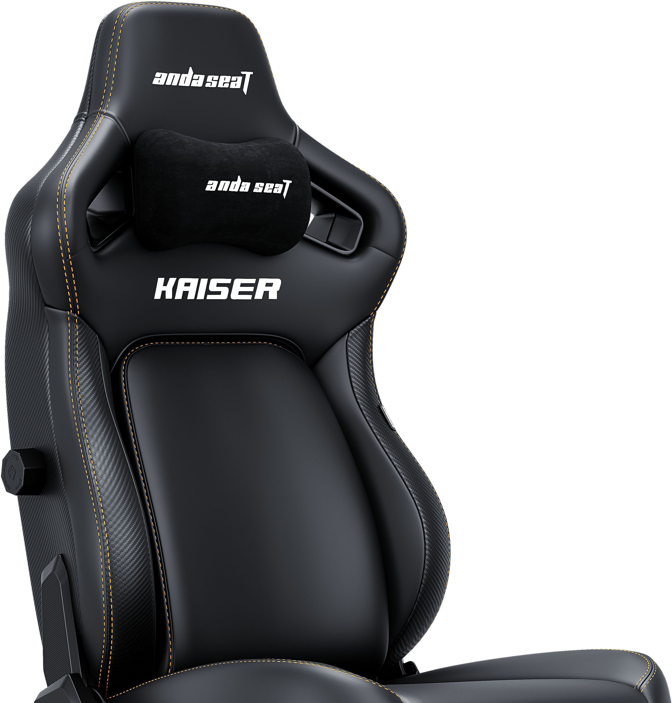 Крісло ігрове Anda Seat Kaiser 4 Black PVC Size L фото9