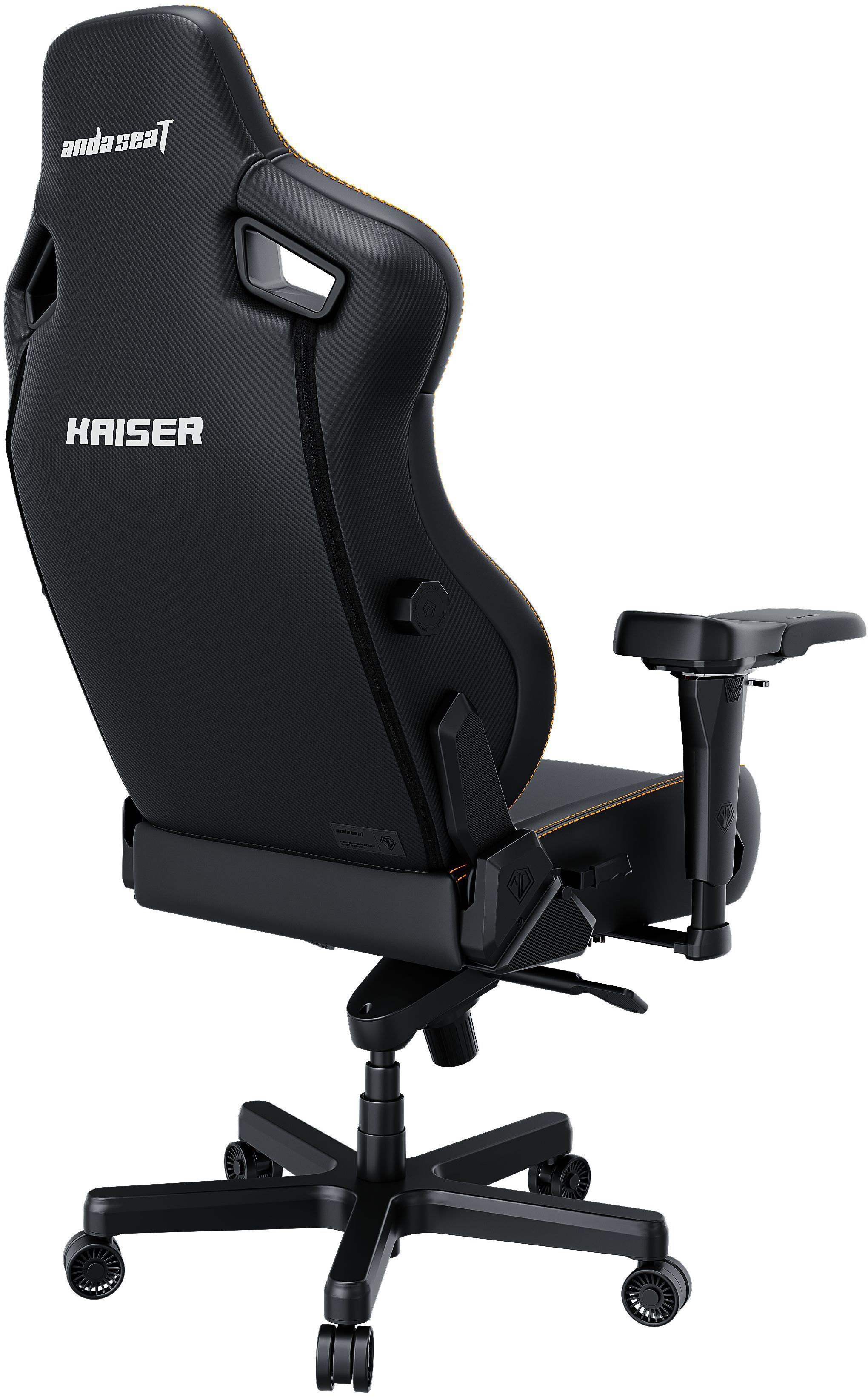 Крісло ігрове Anda Seat Kaiser 4 Black PVC Size L фото5