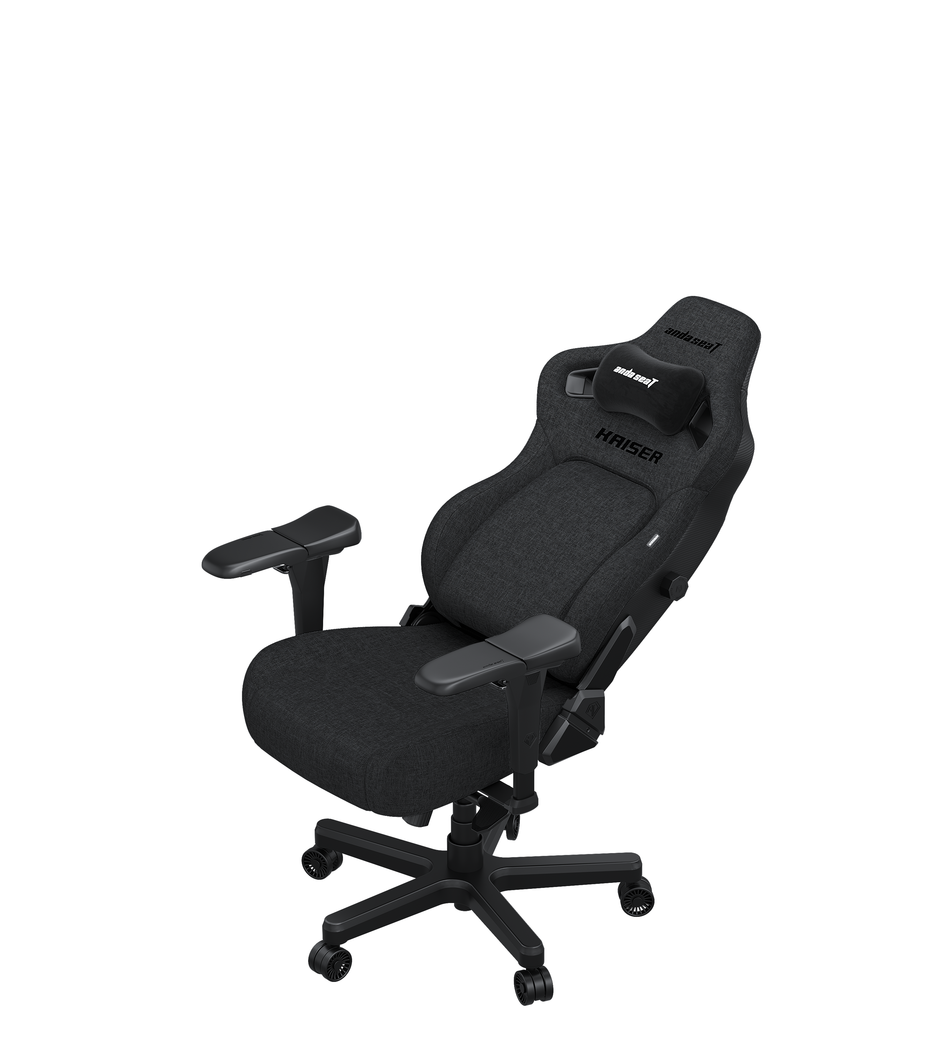 Кресло игровое Anda Seat Kaiser 4 Dark Gray Fabric Size L фото