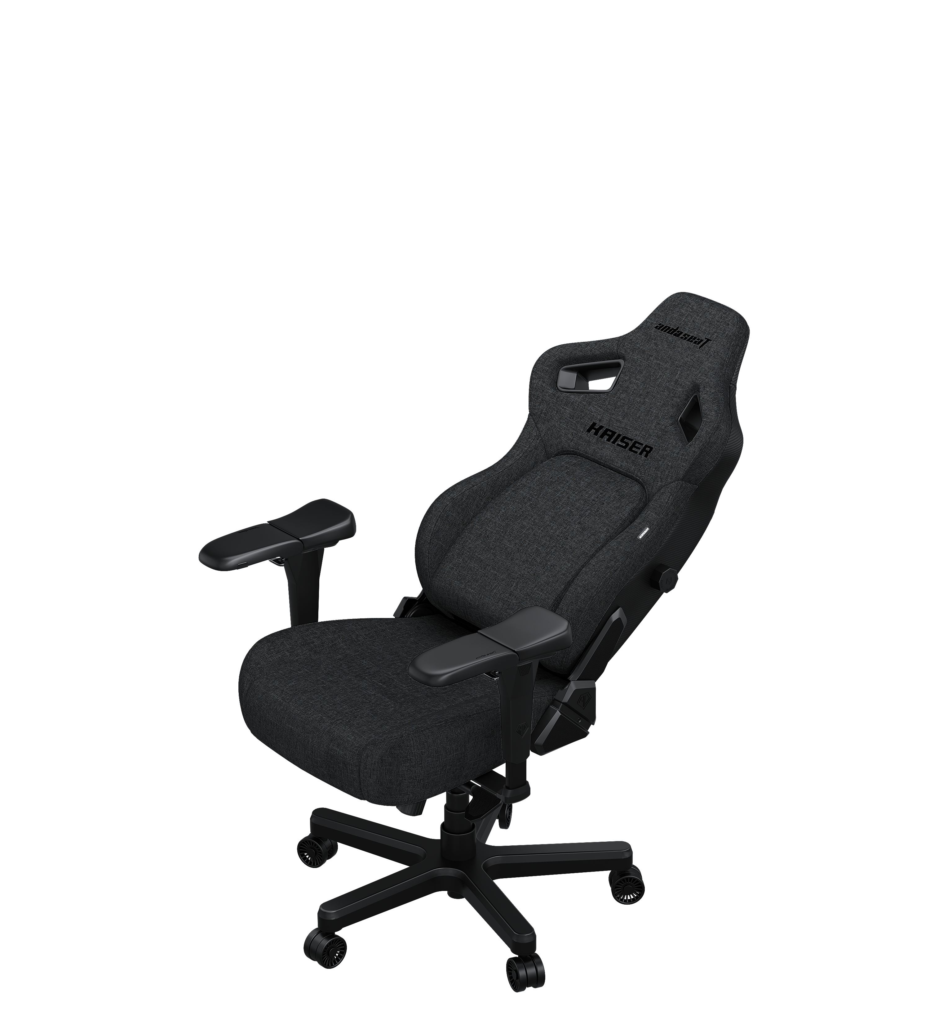 Кресло игровое Anda Seat Kaiser 4 Dark Gray Fabric Size L фото