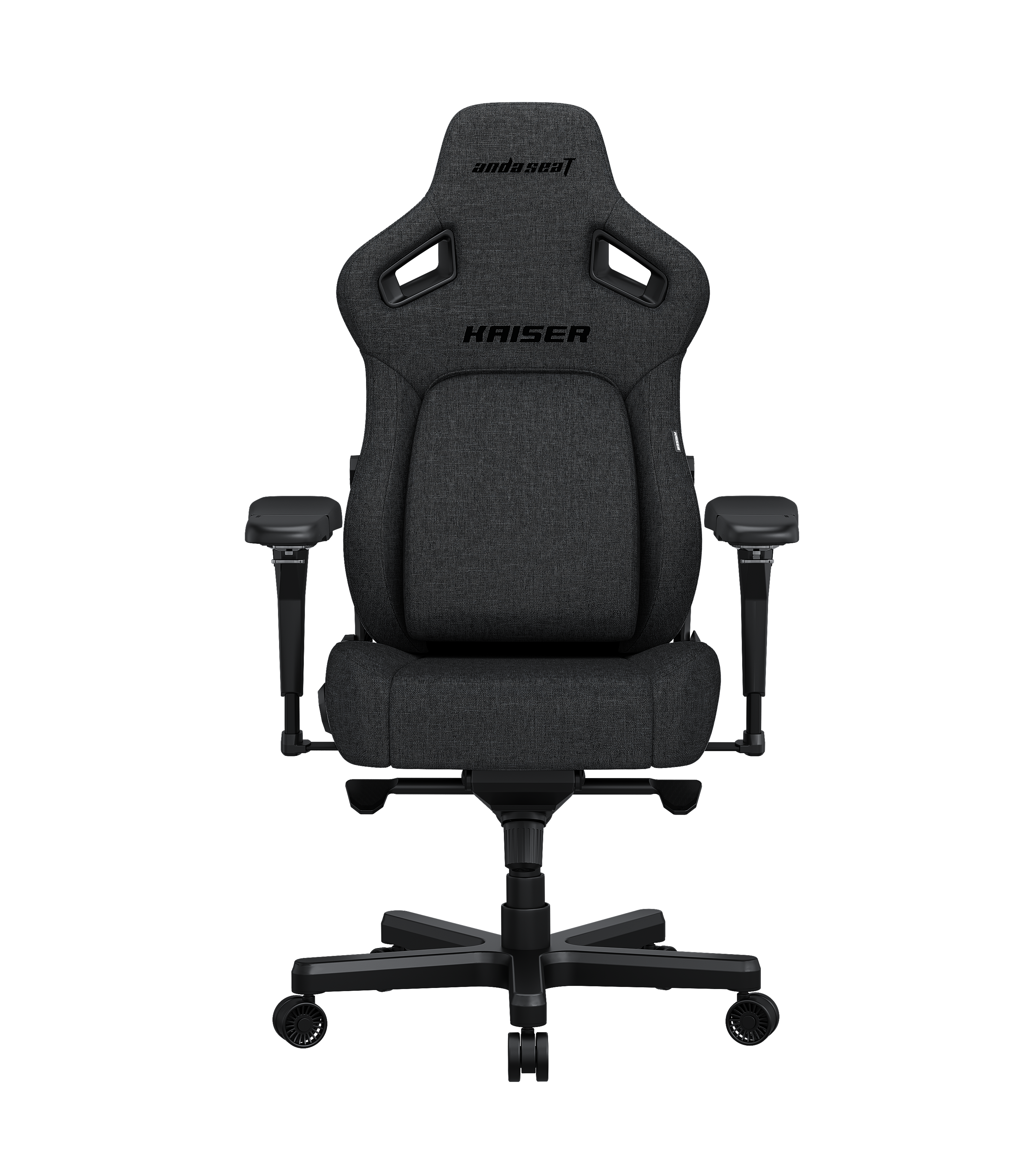 Кресло игровое Anda Seat Kaiser 4 Dark Gray Fabric Size L фото