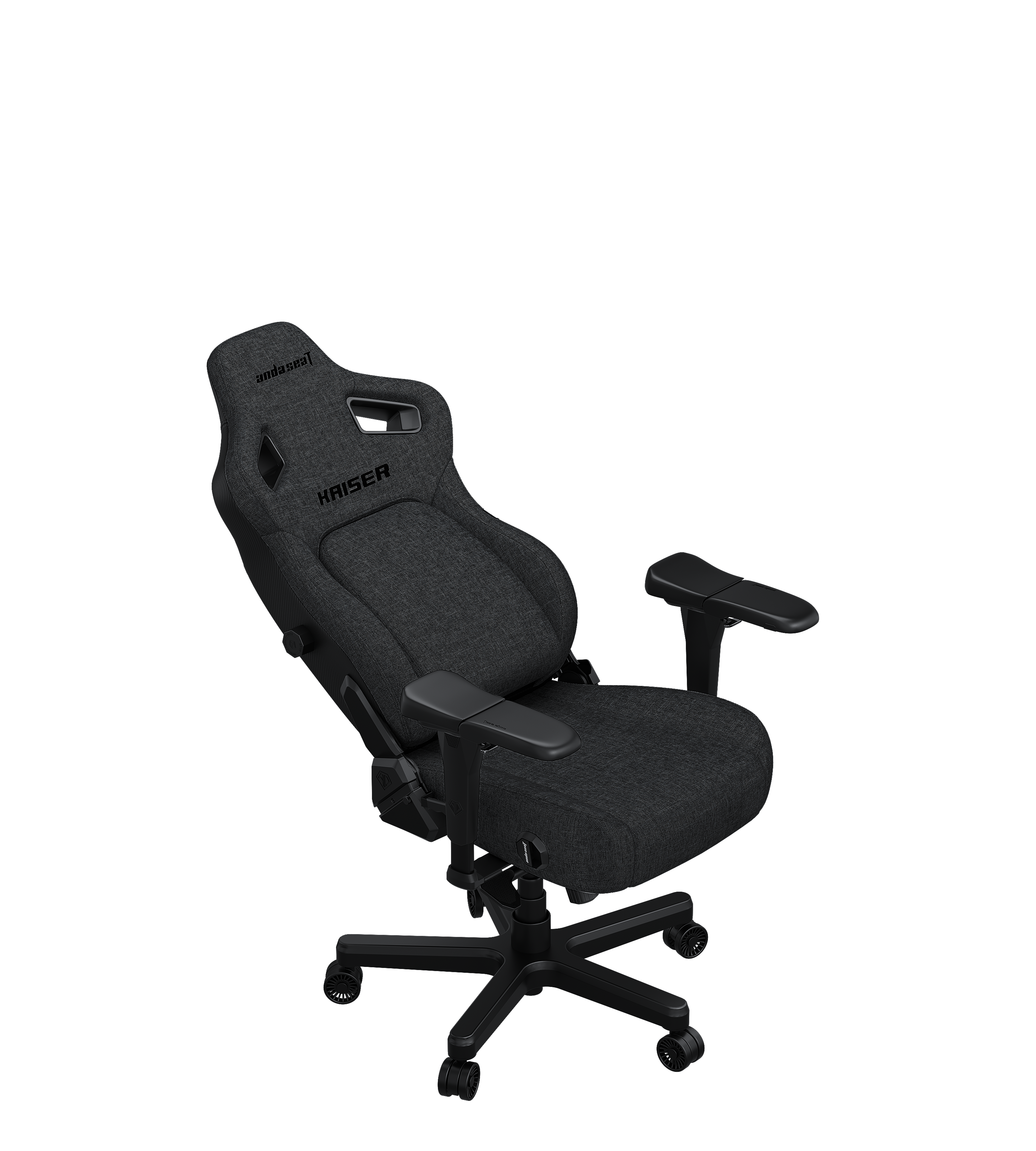 Кресло игровое Anda Seat Kaiser 4 Dark Gray Fabric Size L фото