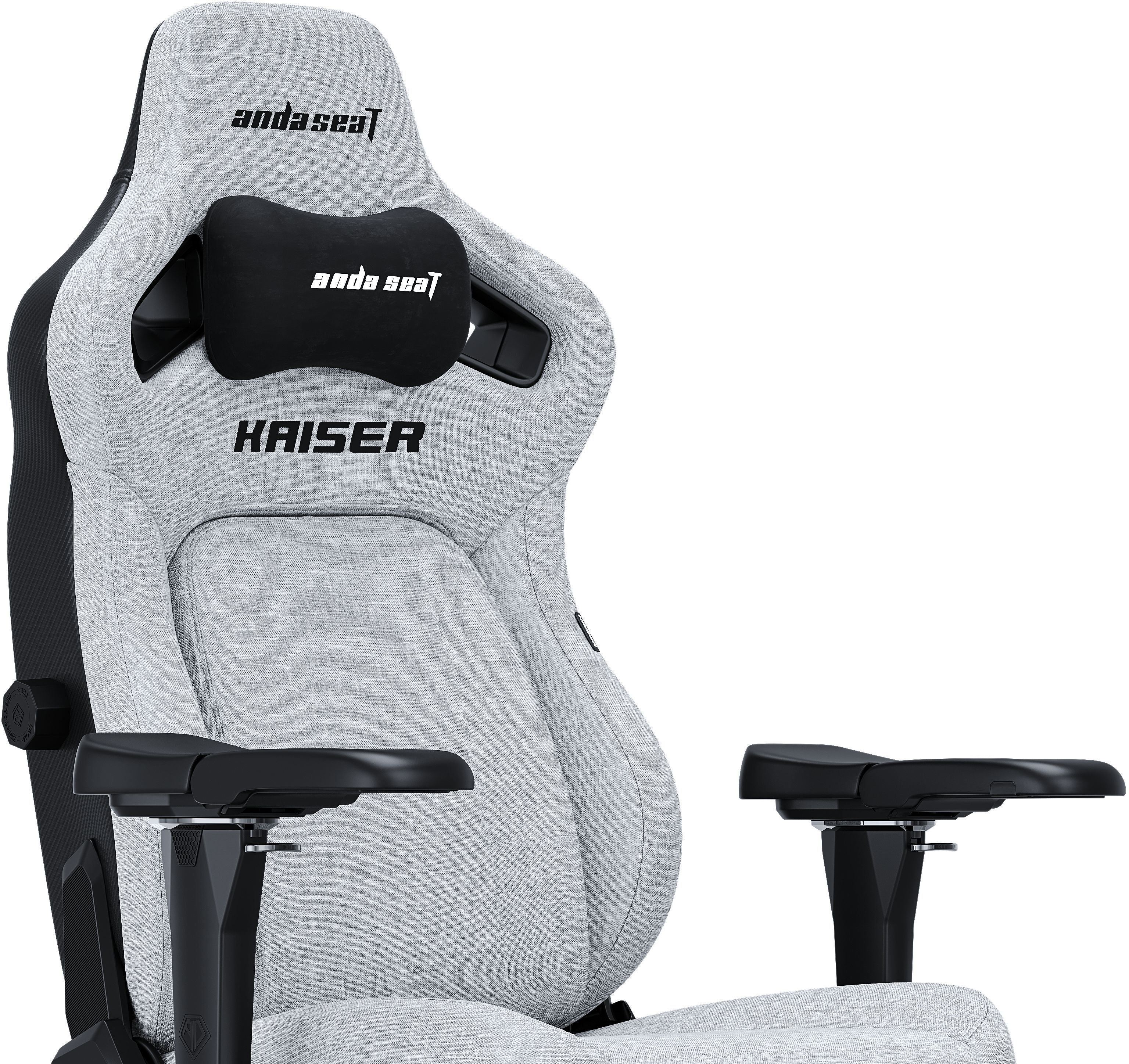 Крісло ігрове Anda Seat Kaiser 4 Grey Fabric Size L фото
