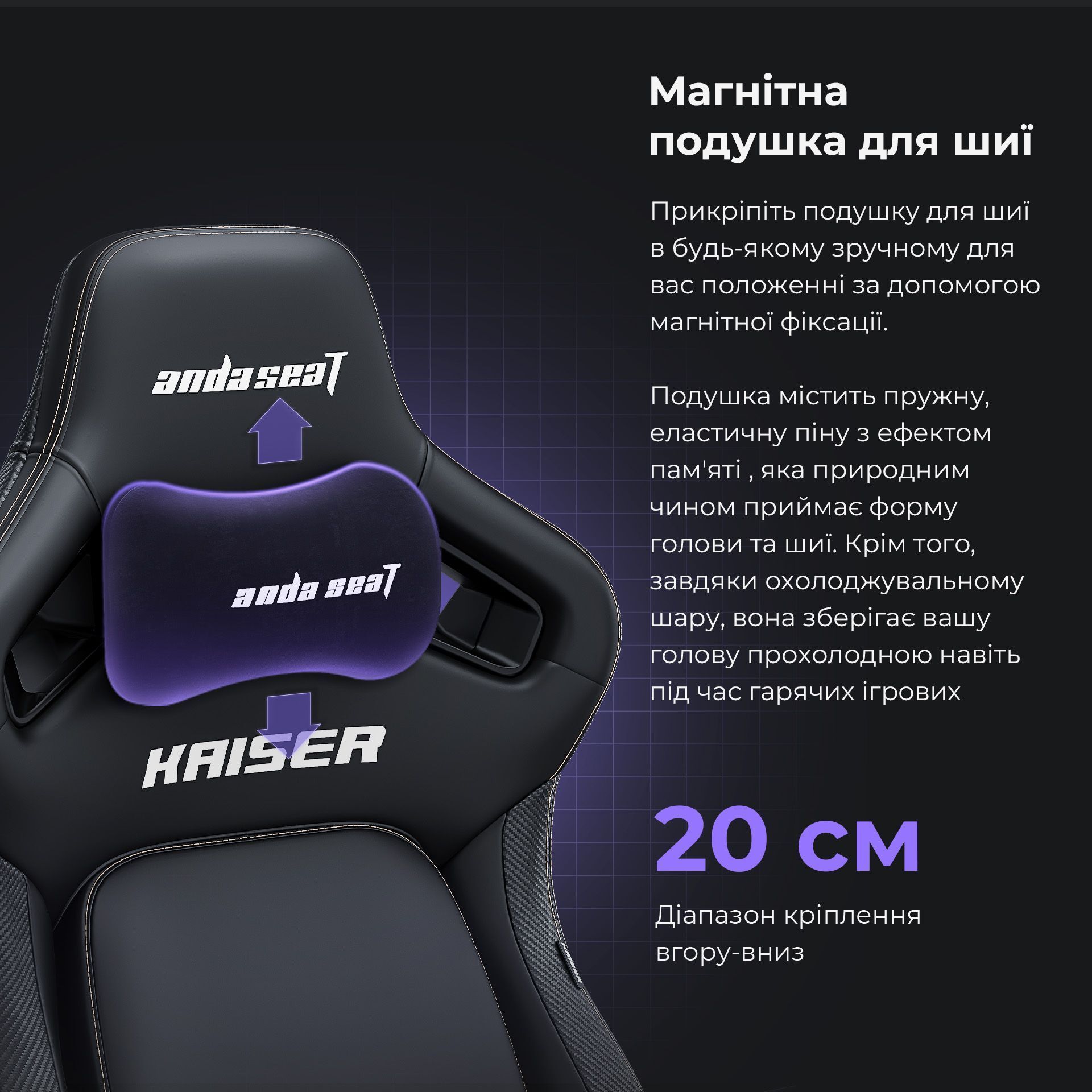 Крісло ігрове Anda Seat Kaiser 4 Orange Size L фото23