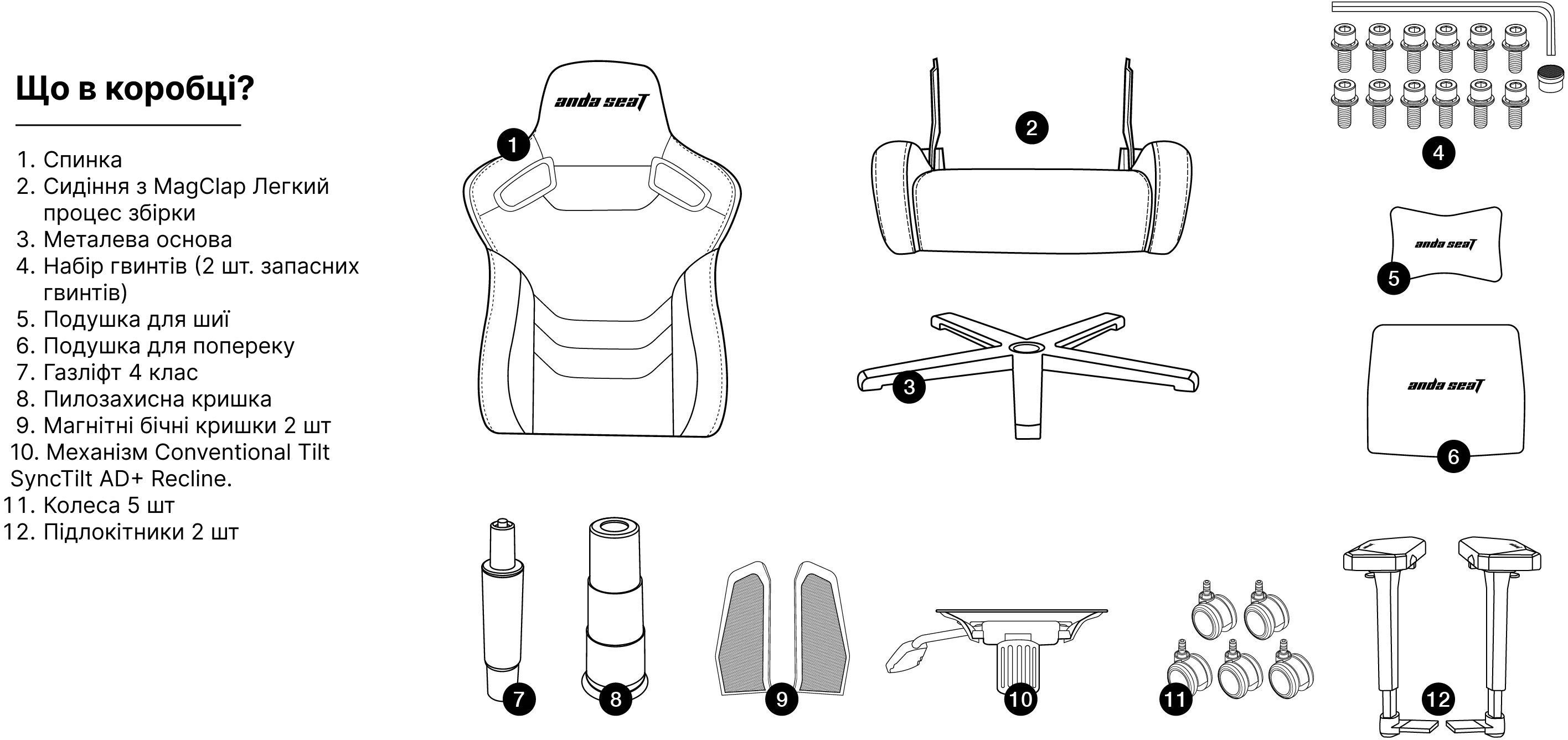 Кресло игровое Anda Seat Kaiser Frontier Dark Gray Fabric Size XL фото