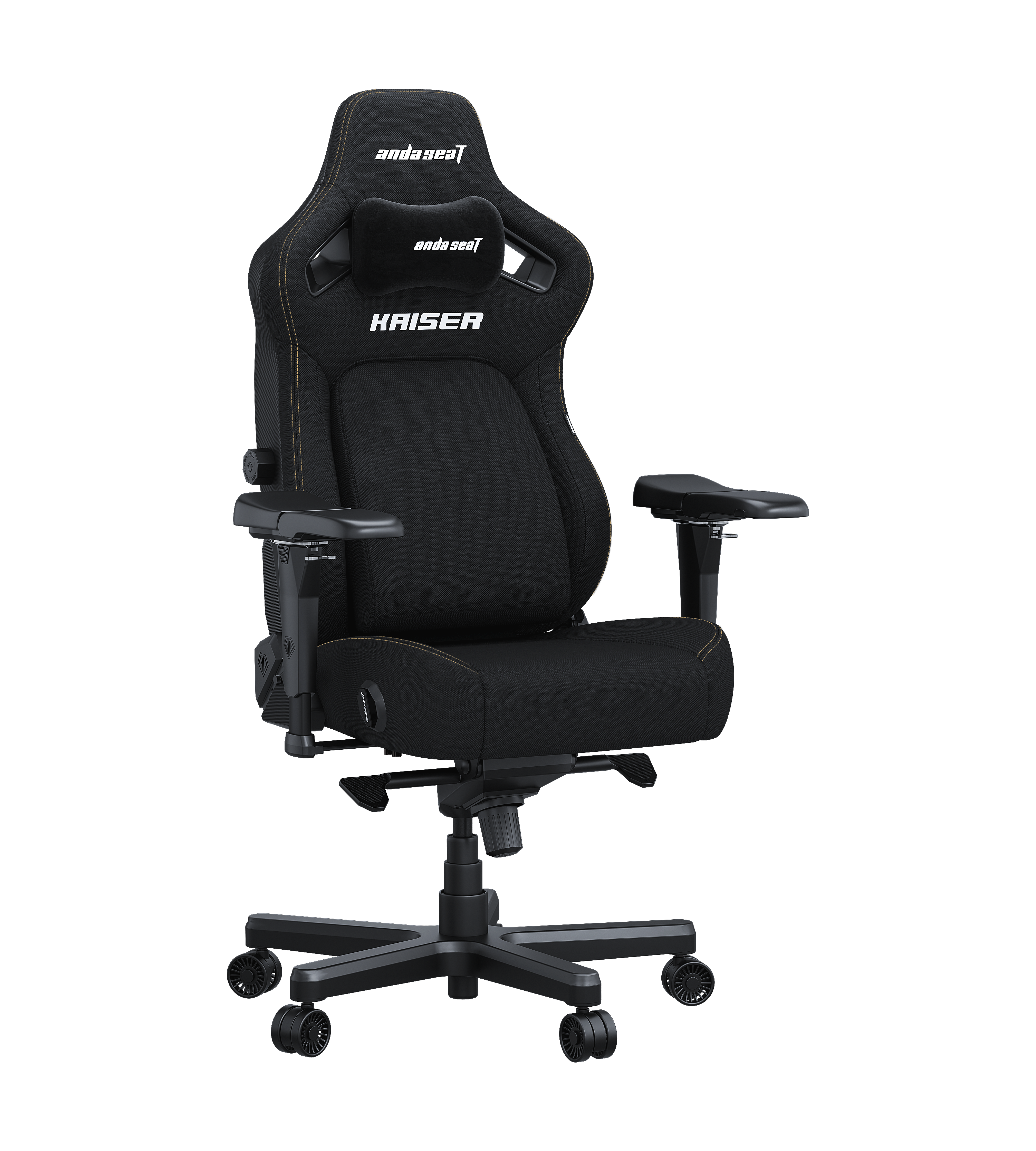 Крісло ігрове Anda Seat Kaiser 4 Black Fabric Size XL фото