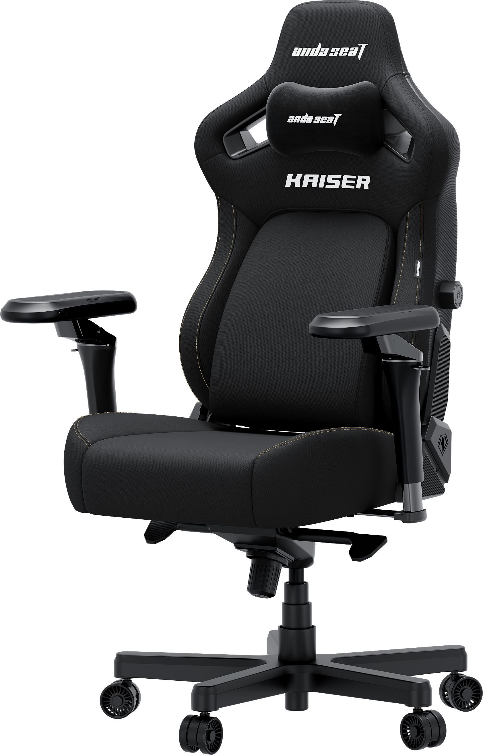Крісло ігрове Anda Seat Kaiser 4 Black PVC Size XL фото