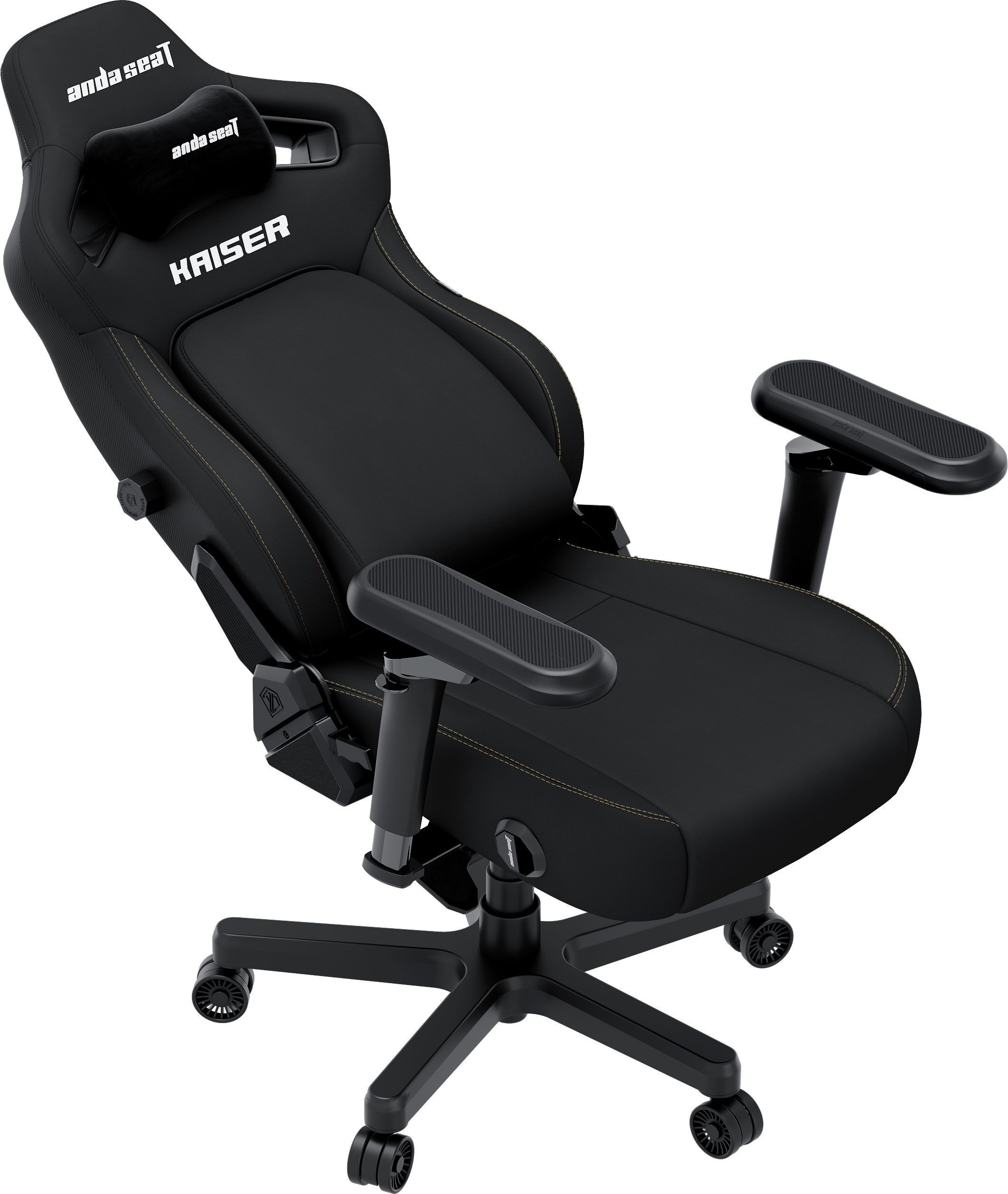 Крісло ігрове Anda Seat Kaiser 4 Black PVC Size XL фото