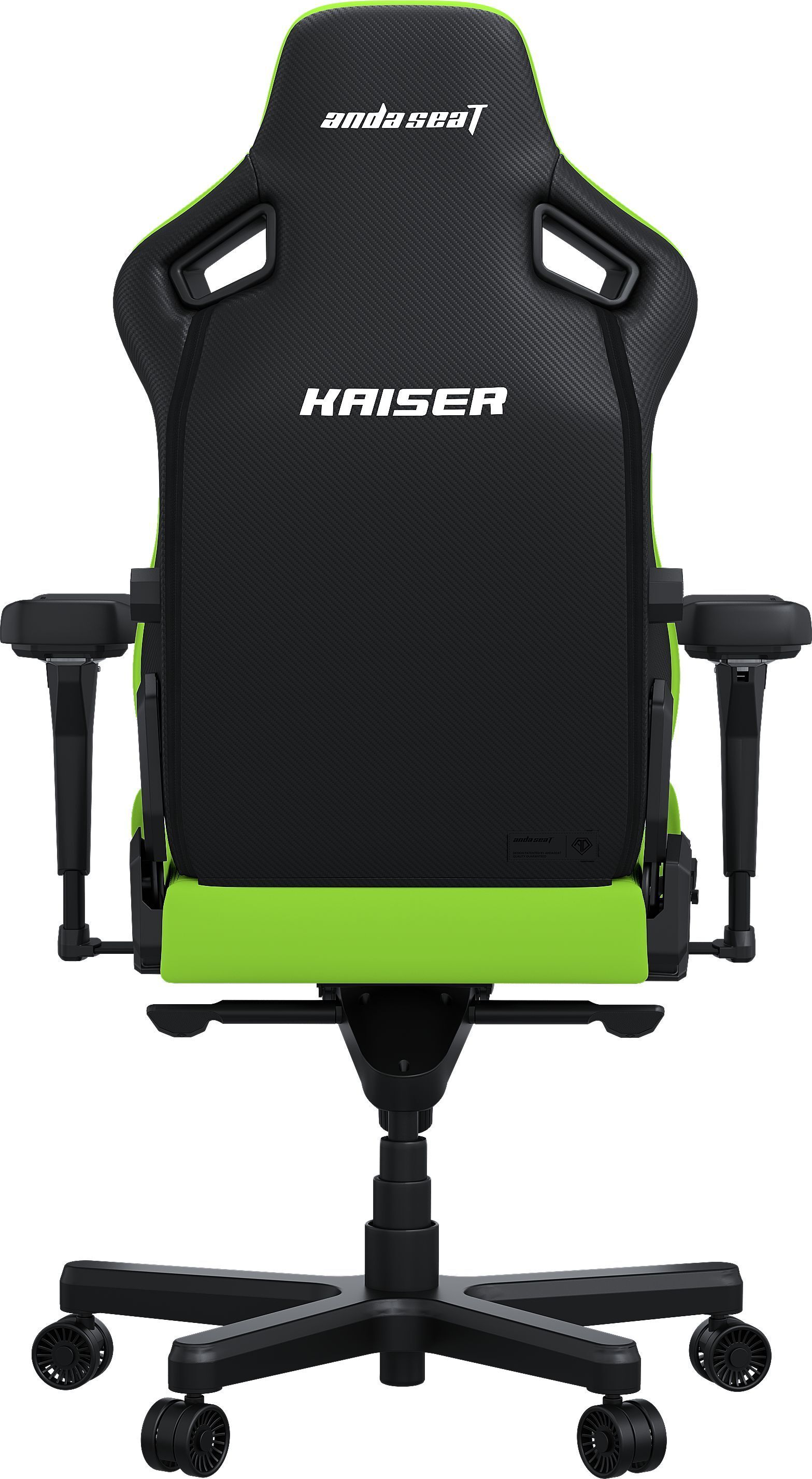 Кресло игровое Anda Seat Kaiser 4 Bright Green PVC Size XL фото7