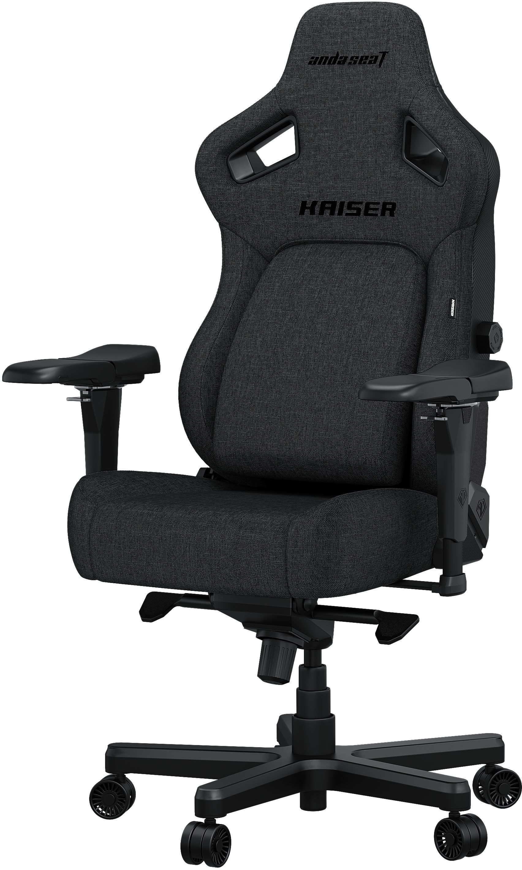 Кресло игровое Anda Seat Kaiser 4 Dark Grey Fabric Size XL фото8