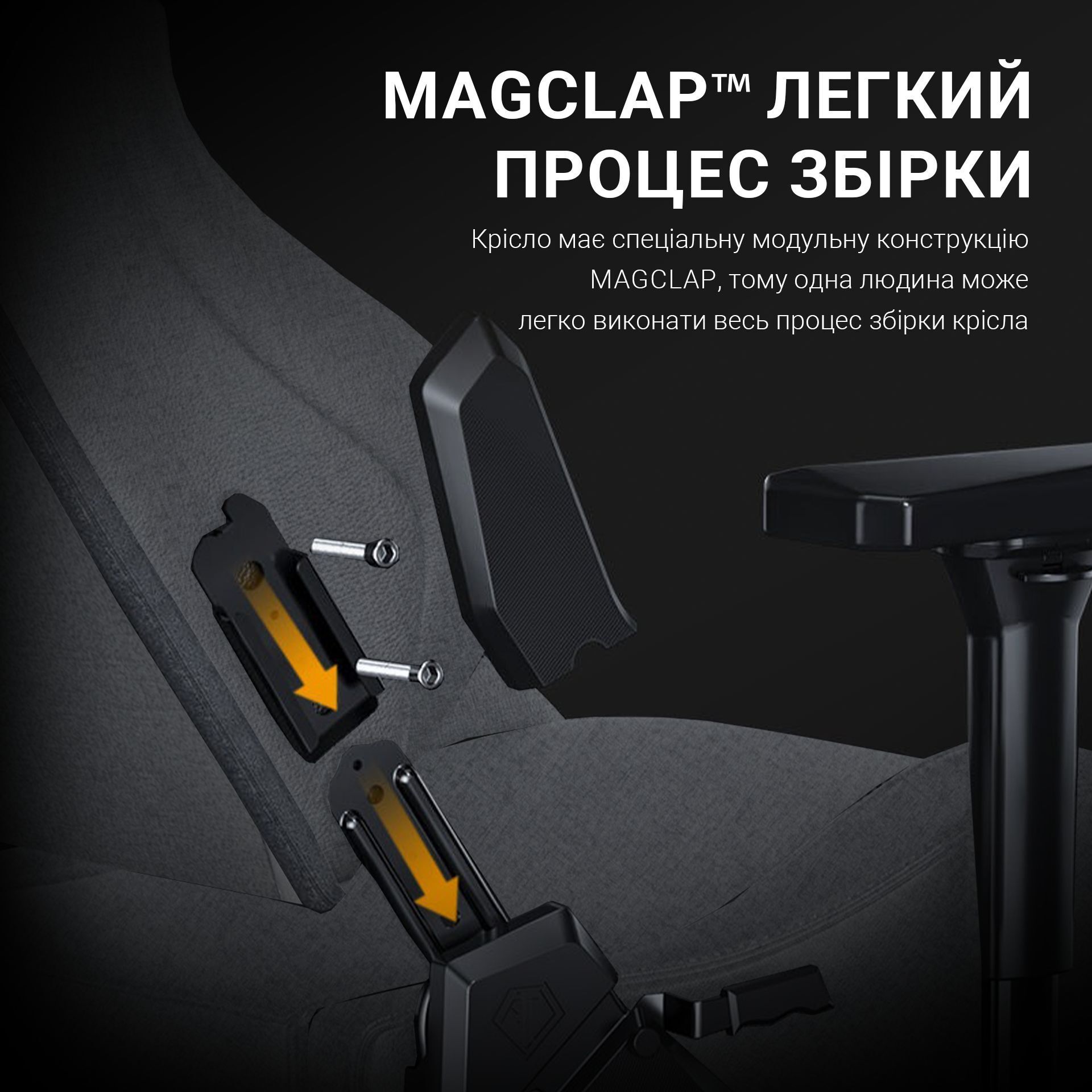 Крісло ігрове Anda Seat Kaiser Frontier Grey Size XL фото20