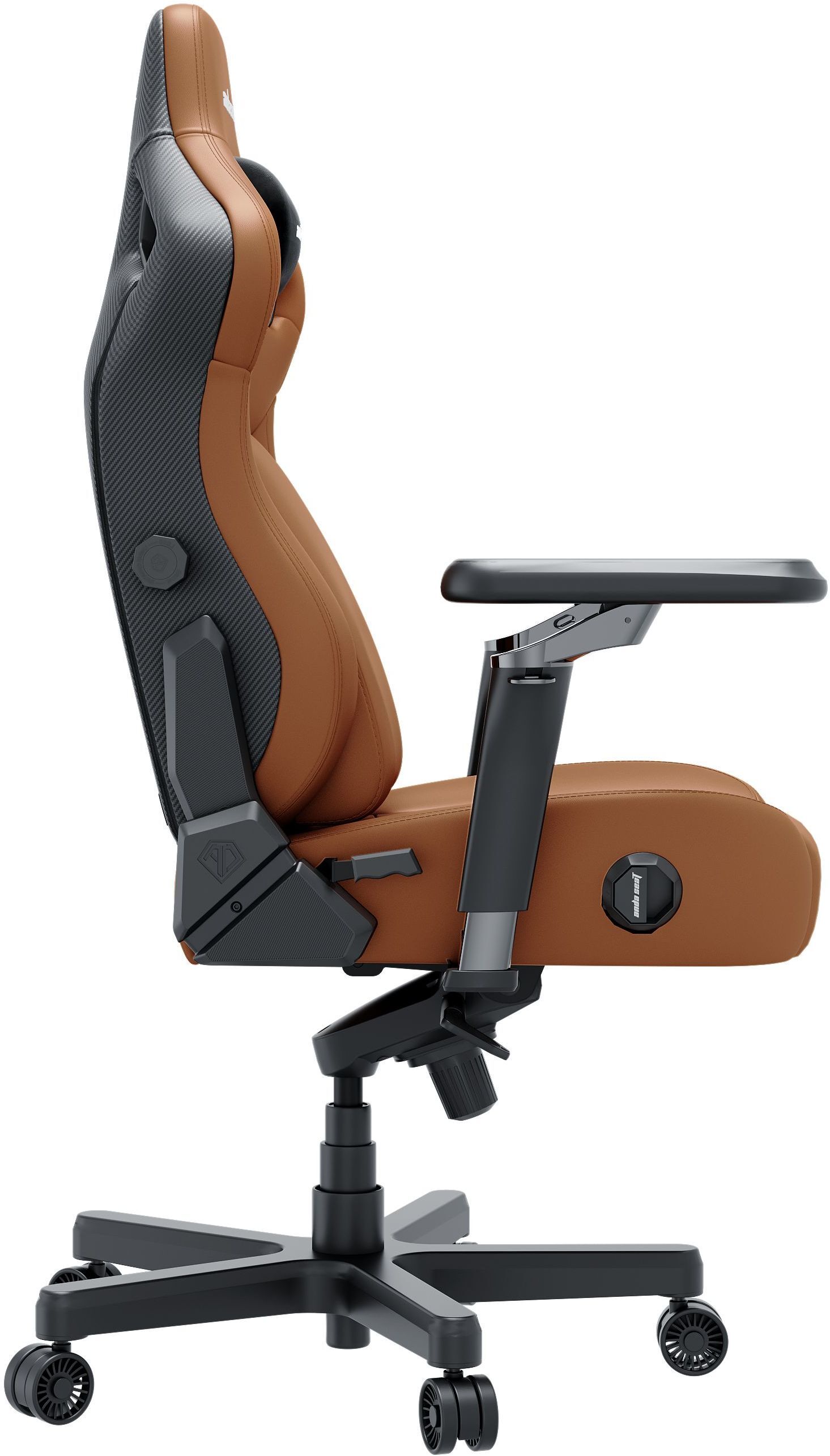 Кресло игровое Anda Seat Kaiser 4 V2 Brown PVC Size XL фото5