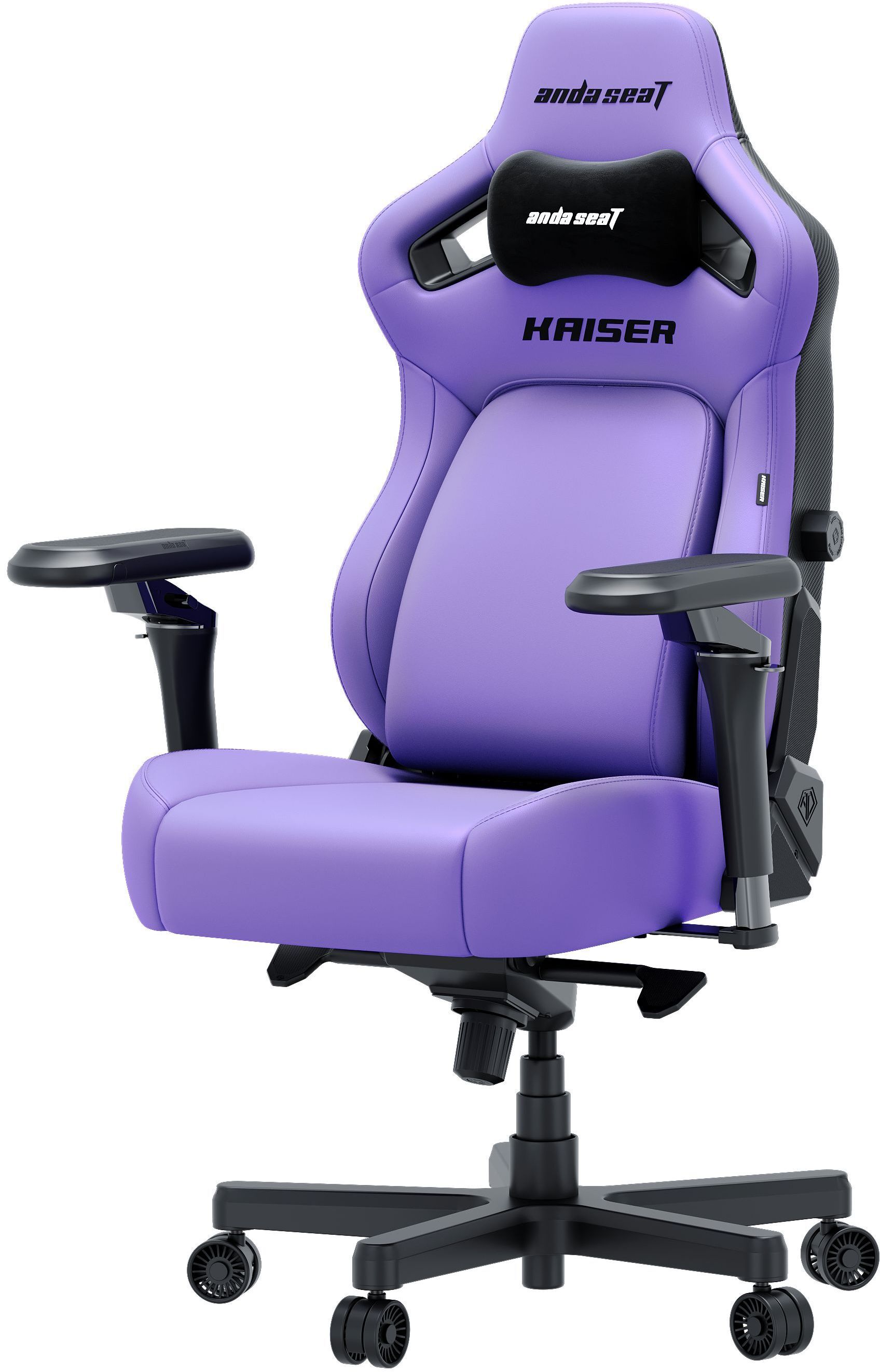 Кресло игровое Anda Seat Kaiser 4 V2 Purple PVC Size XL фото3