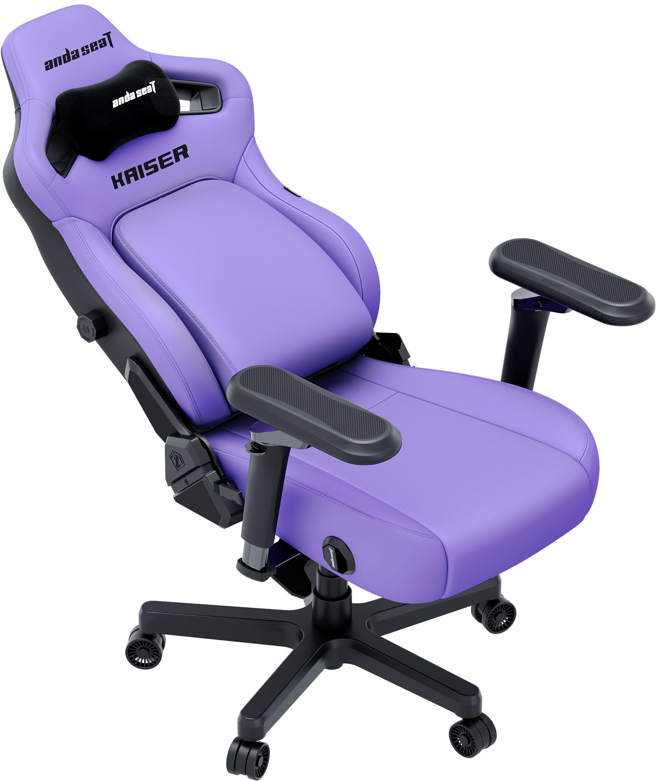 Кресло игровое Anda Seat Kaiser 4 V2 Purple PVC Size XL фото4