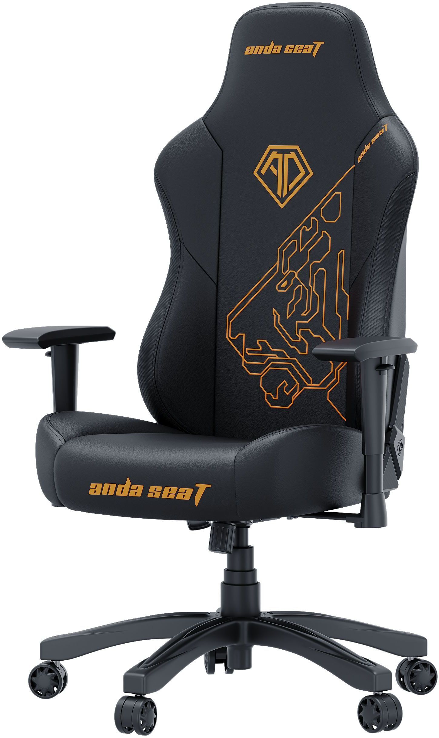 Кресло игровое Anda Seat Phantom Tiger Edition Black Size L фото5