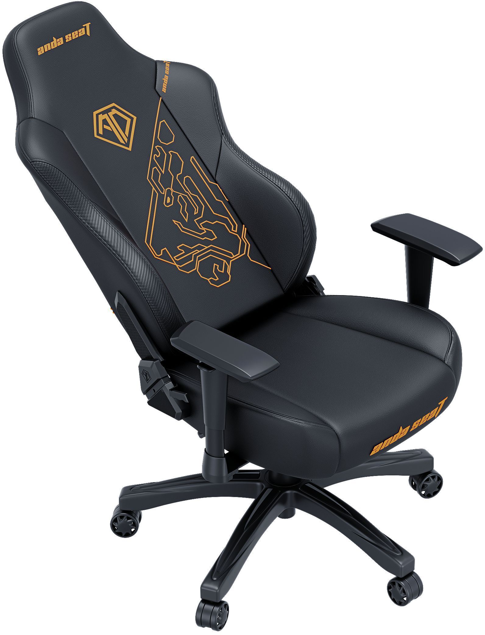 Кресло игровое Anda Seat Phantom Tiger Edition Black Size L фото9