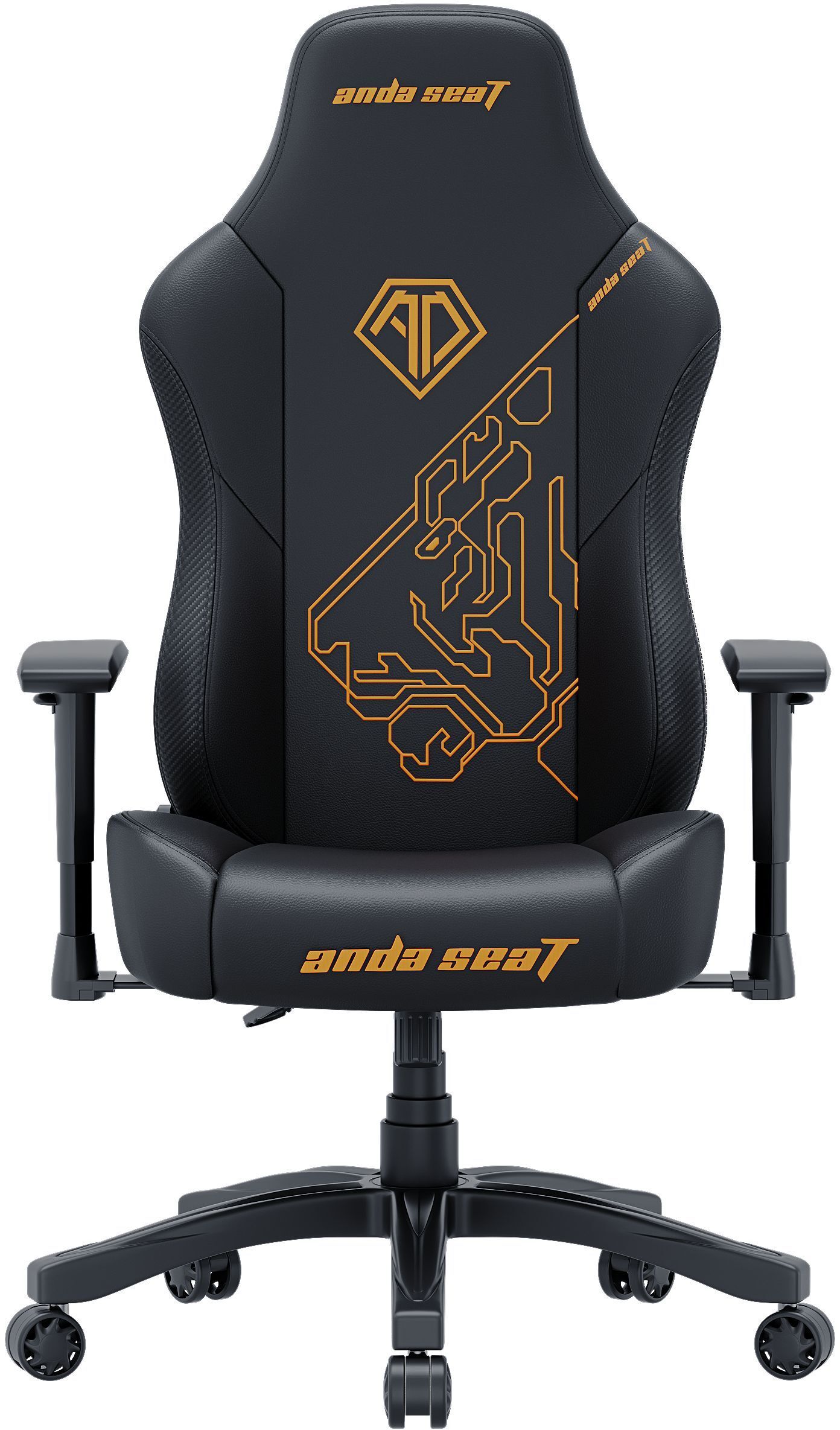Кресло игровое Anda Seat Phantom Tiger Edition Black Size L фото4