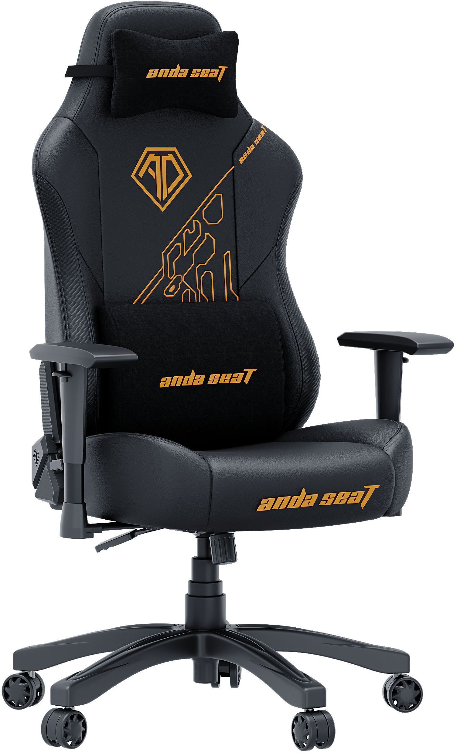 Кресло игровое Anda Seat Phantom Tiger Edition Black Size L фото2