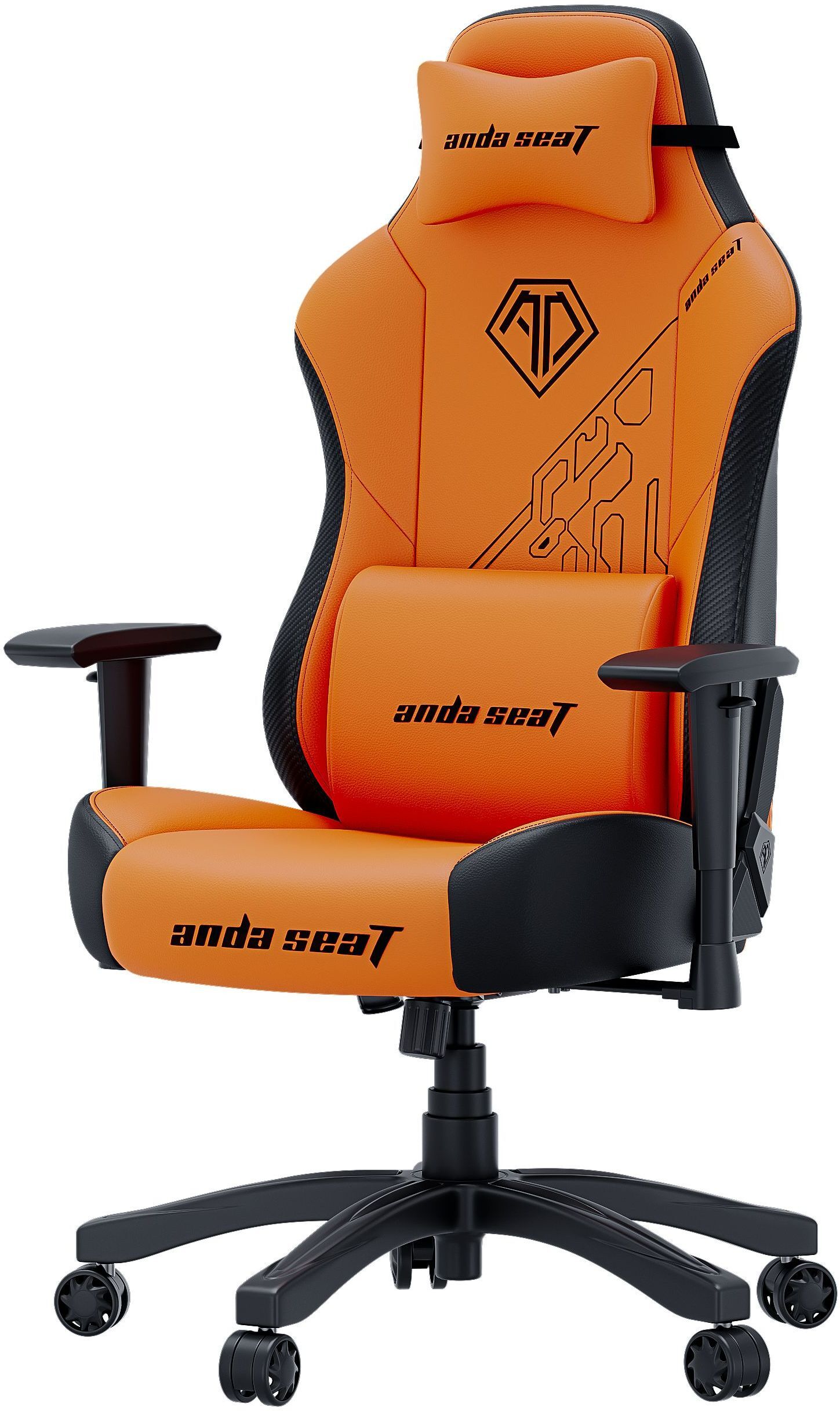 Кресло игровое Anda Seat Phantom Tiger Edition Orange Size L фото2