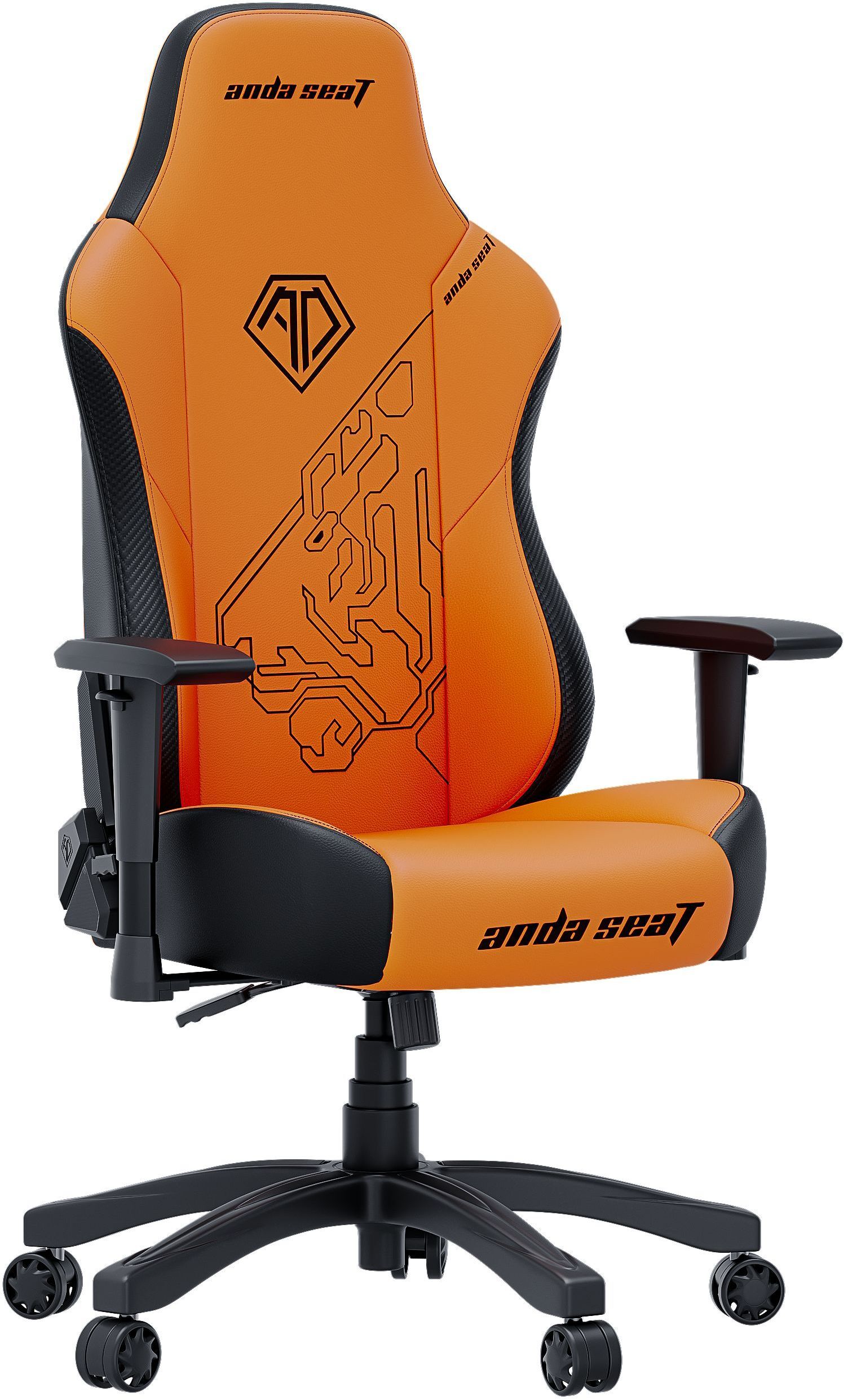 Кресло игровое Anda Seat Phantom Tiger Edition Orange Size L фото4