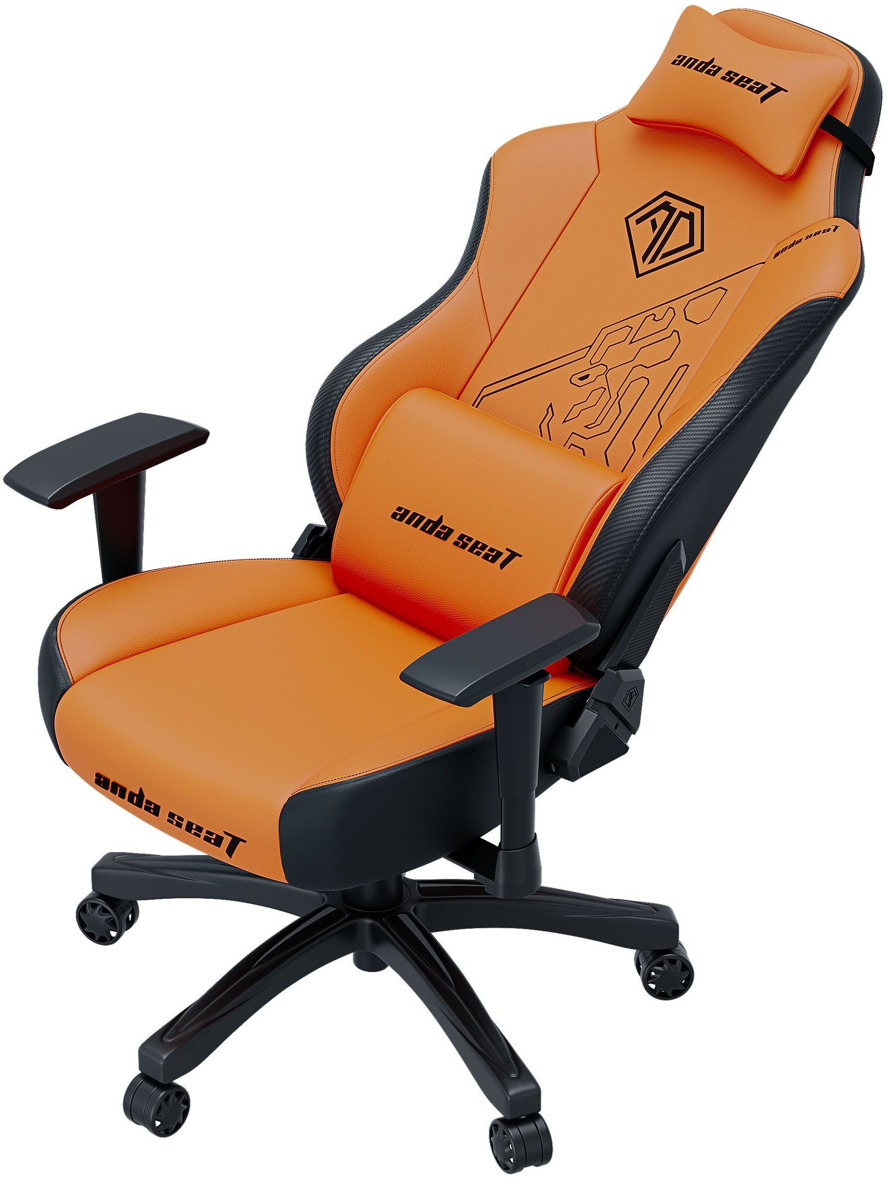 Кресло игровое Anda Seat Phantom Tiger Edition Orange Size L фото3