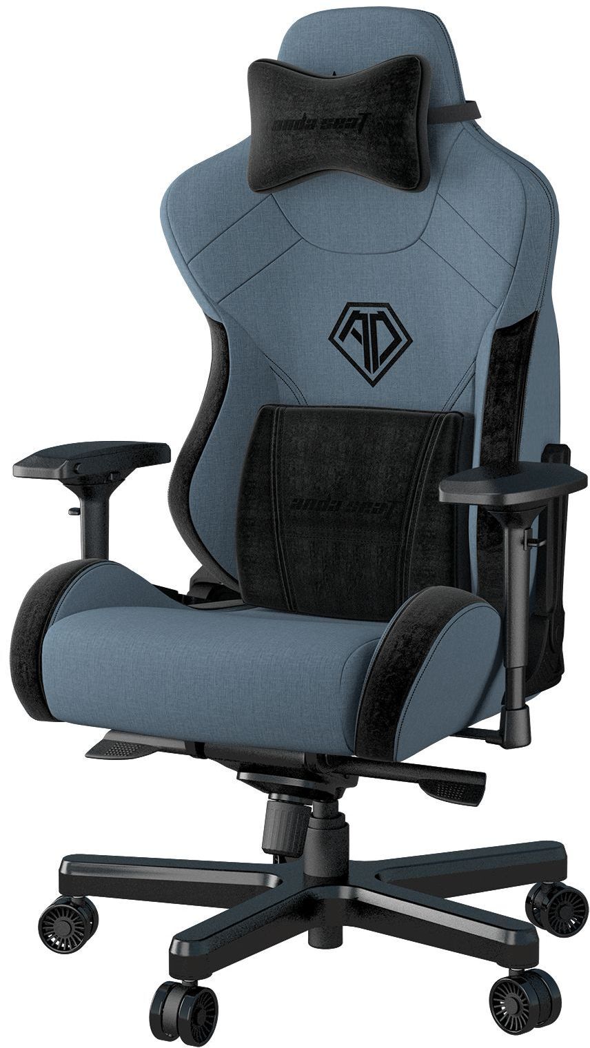 Кресло игровое Anda Seat Kaiser 3 Dark Gray Fabric Size XL фото