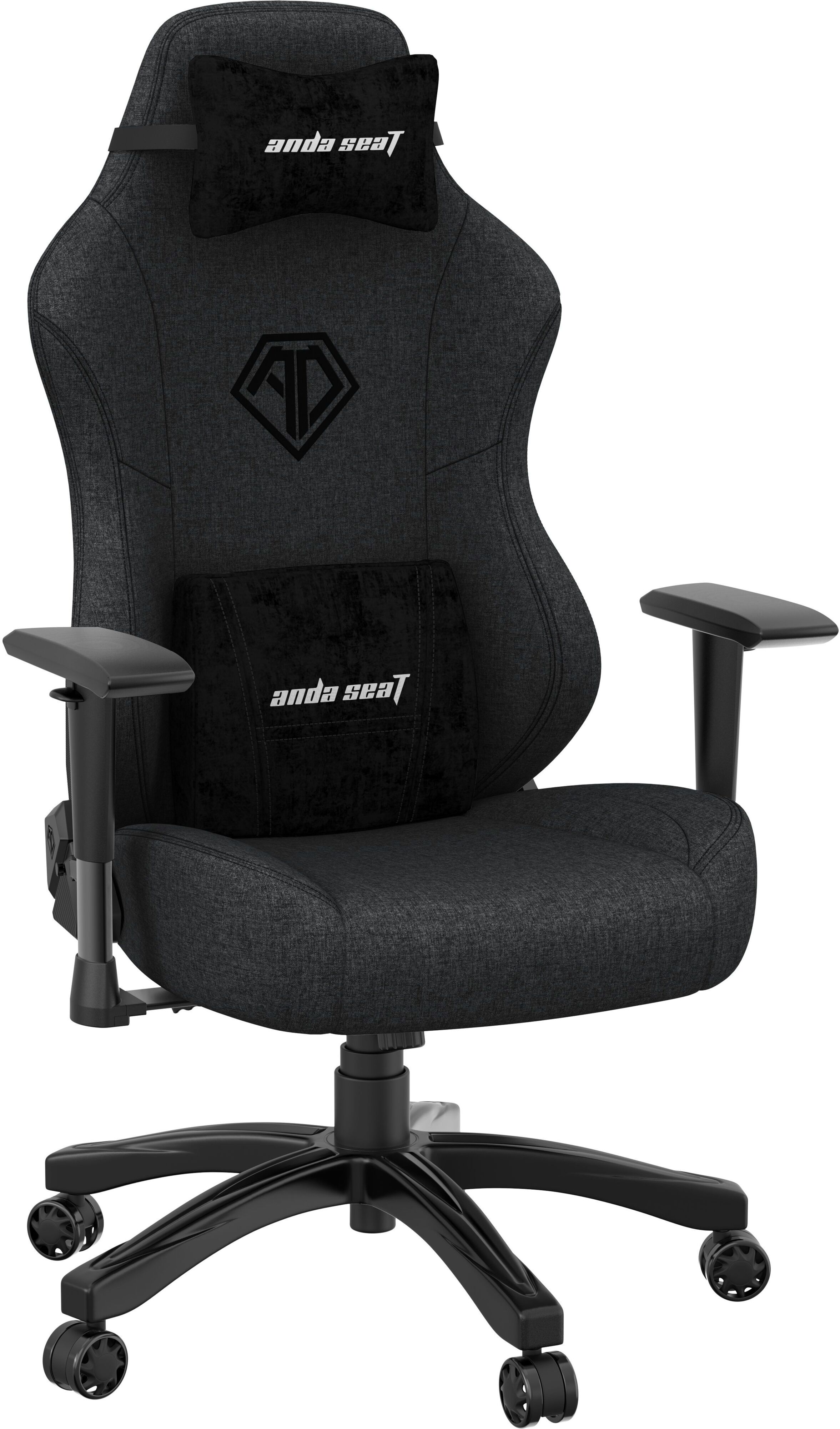Кресло игровое Anda Seat Phantom 3 Dark Grey Fabric Size L фото3