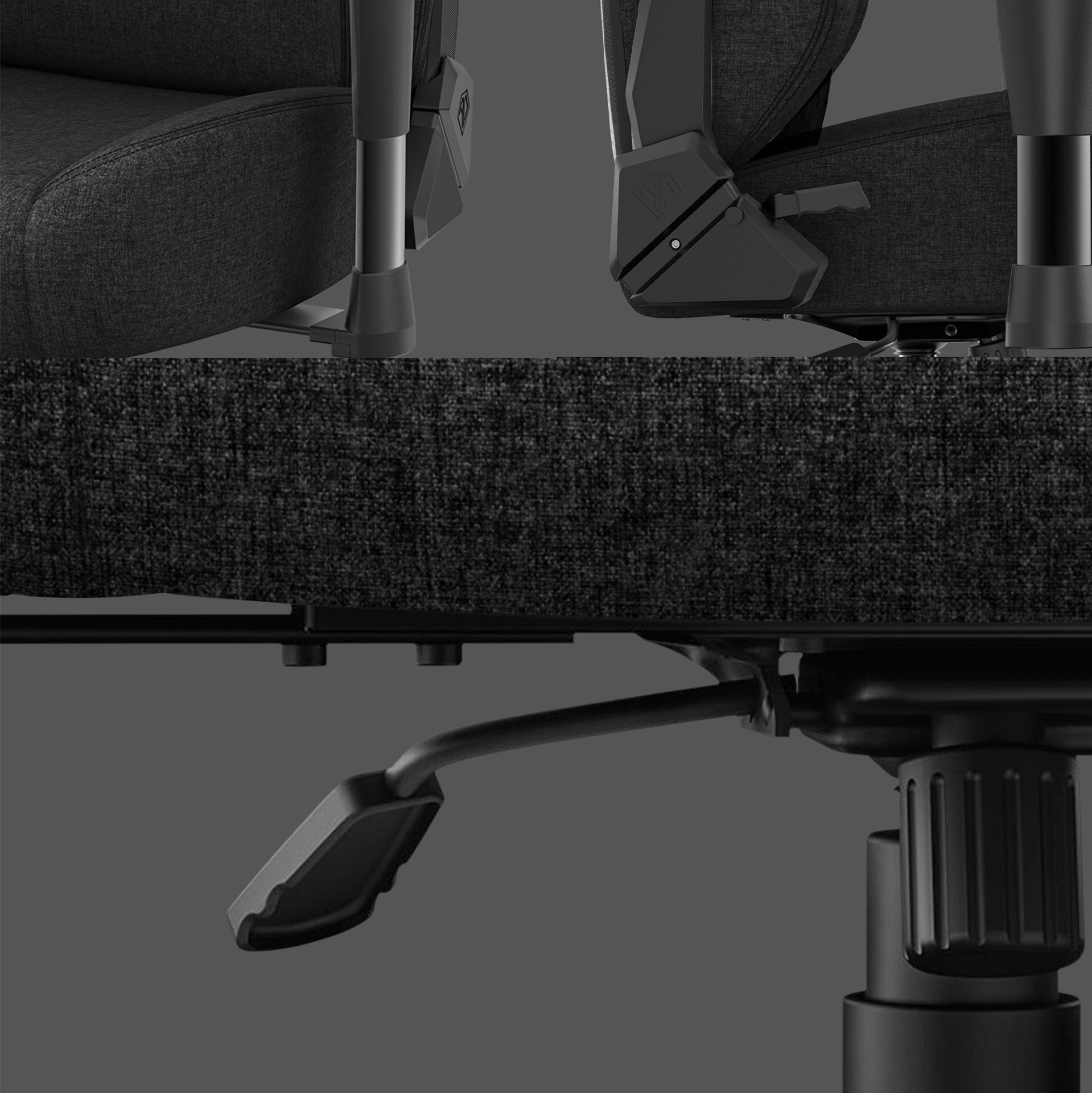 Кресло игровое Anda Seat Phantom 3 Dark Grey Fabric Size L фото18