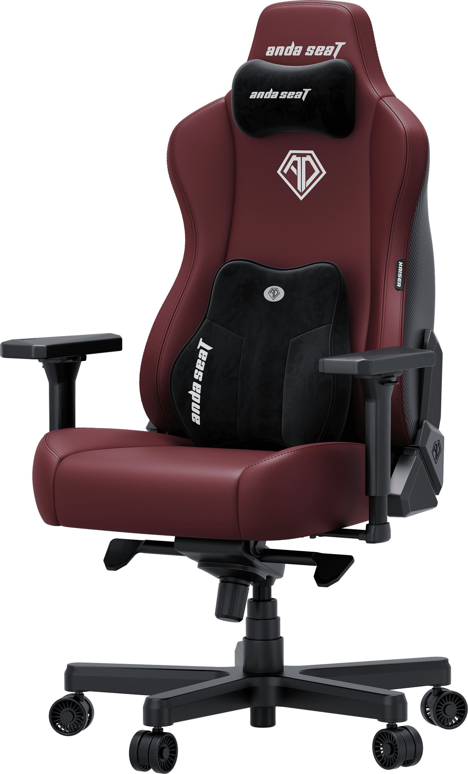 Крісло ігрове Anda Seat Kaiser 3E Maroon PVC Size XL фото