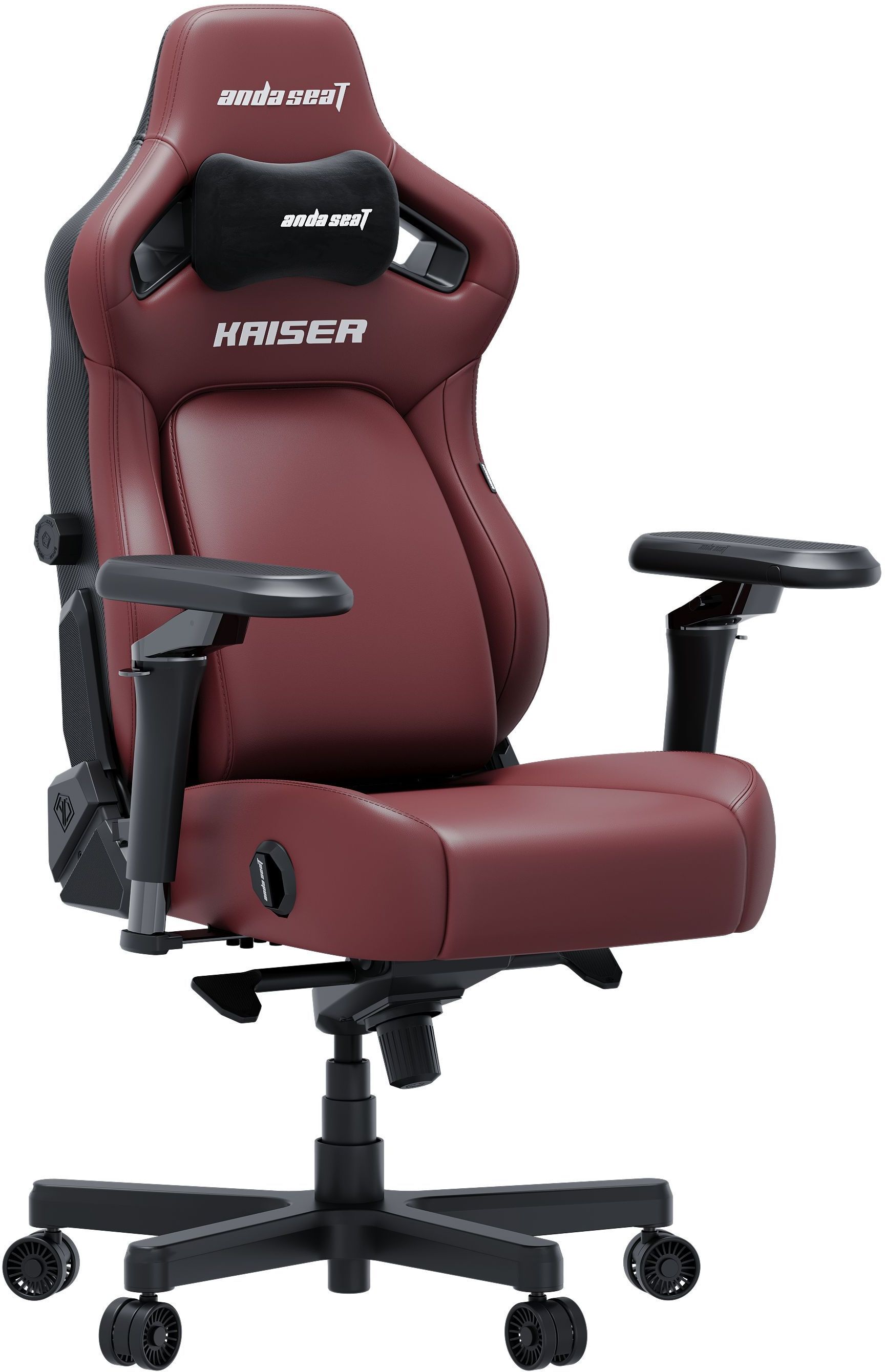 Кресло игровое Anda Seat Kaiser 4 V2 Maroon PVC Size XL фото2