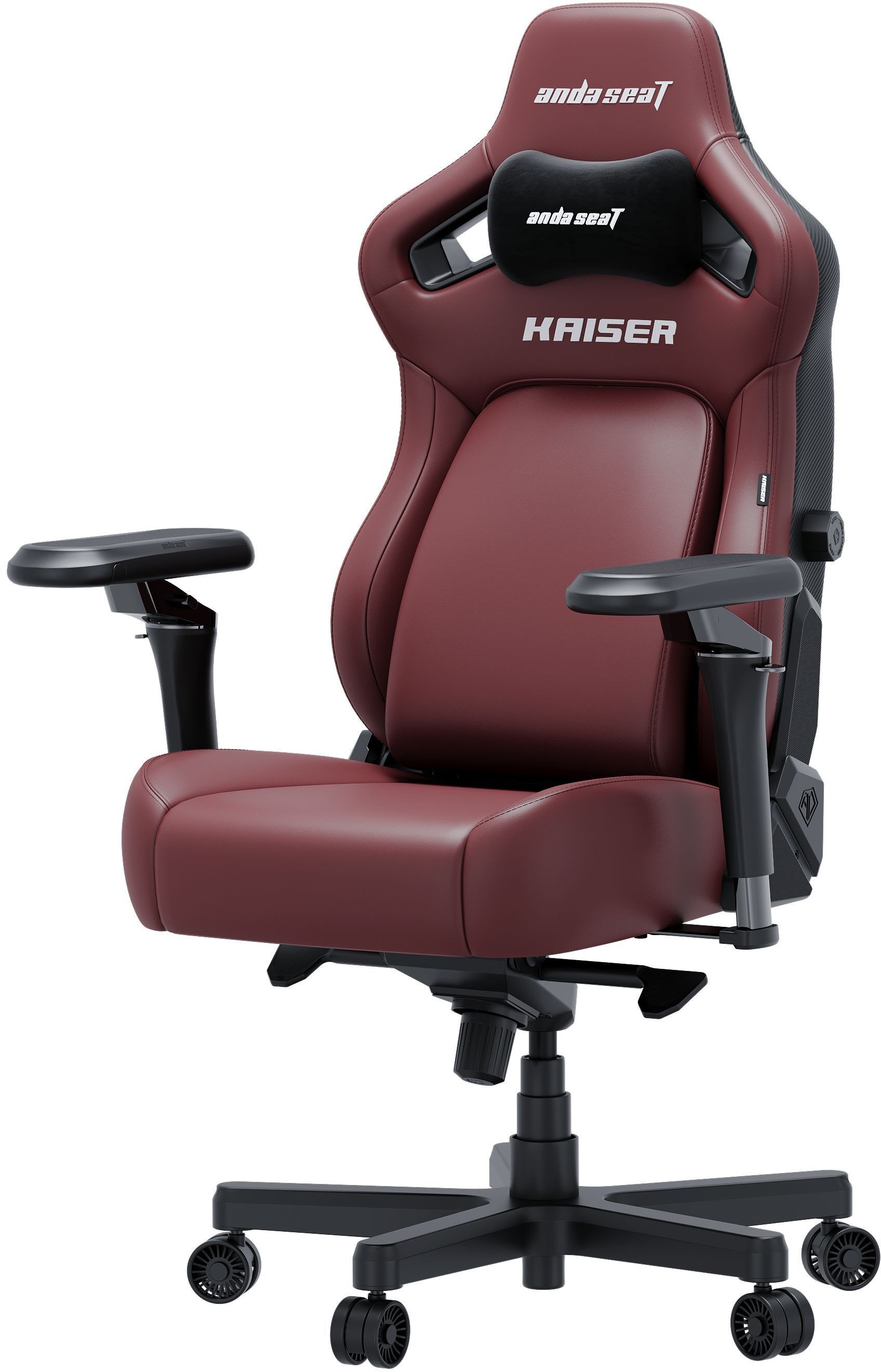 Кресло игровое Anda Seat Kaiser 4 V2 Maroon PVC Size XL фото3