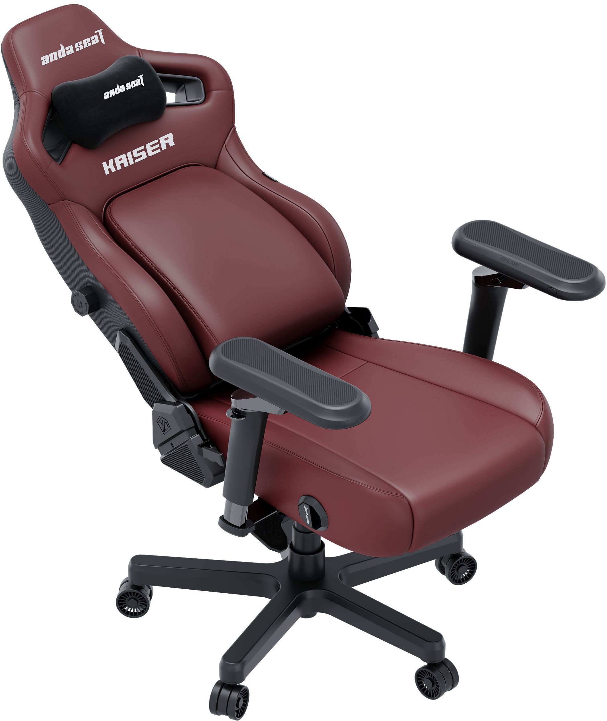 Кресло игровое Anda Seat Kaiser 4 V2 Maroon PVC Size XL фото4