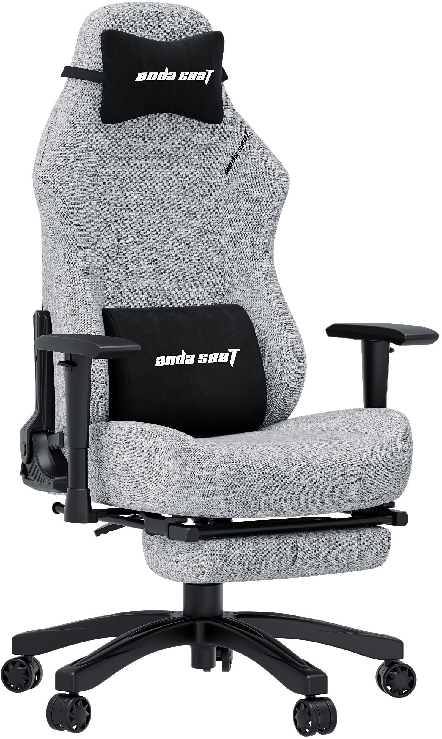Крісло ігрове Anda Seat Luna Pro Gray Fabric Size L фото2