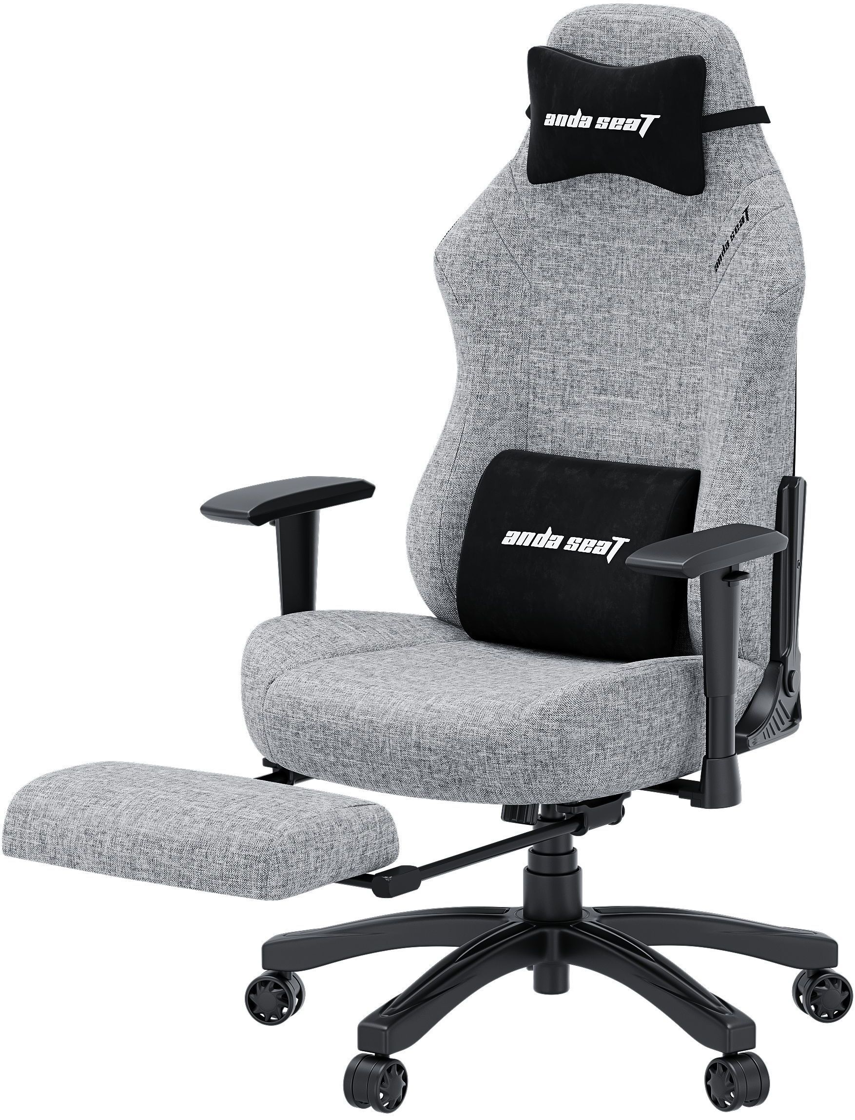 Крісло ігрове Anda Seat Luna Pro Gray Fabric Size L фото3