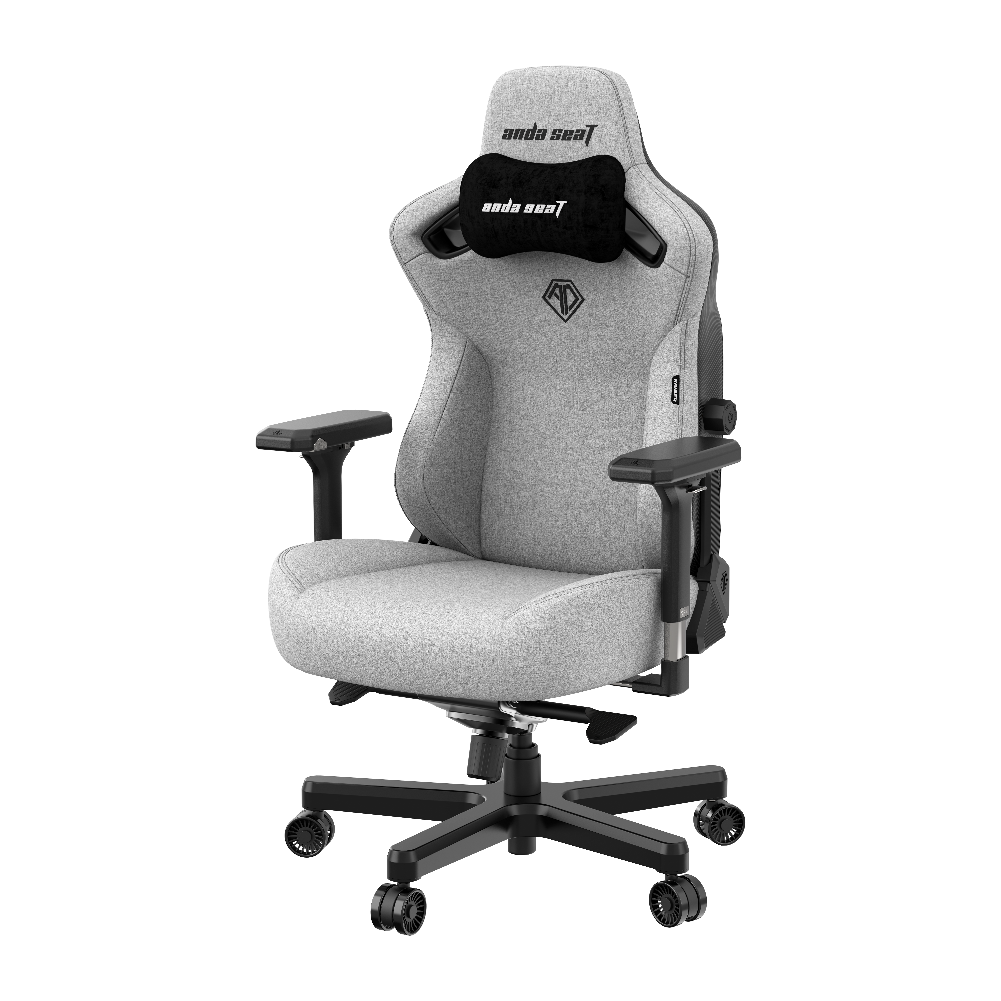 Крісло ігрове Anda Seat Kaiser 3 Grey Fabric Size XL фото3