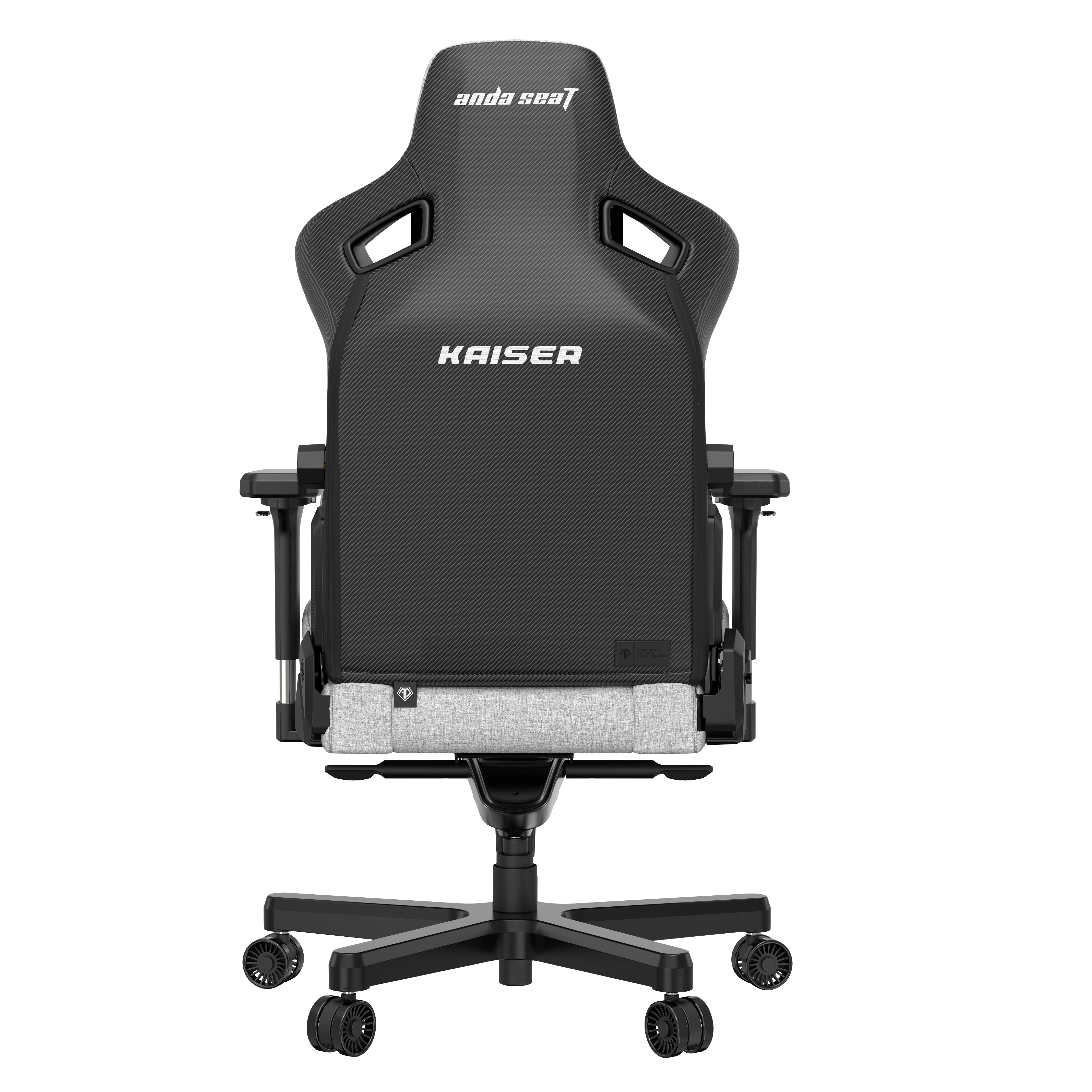 Крісло ігрове Anda Seat Kaiser 3 Grey Fabric Size XL фото4