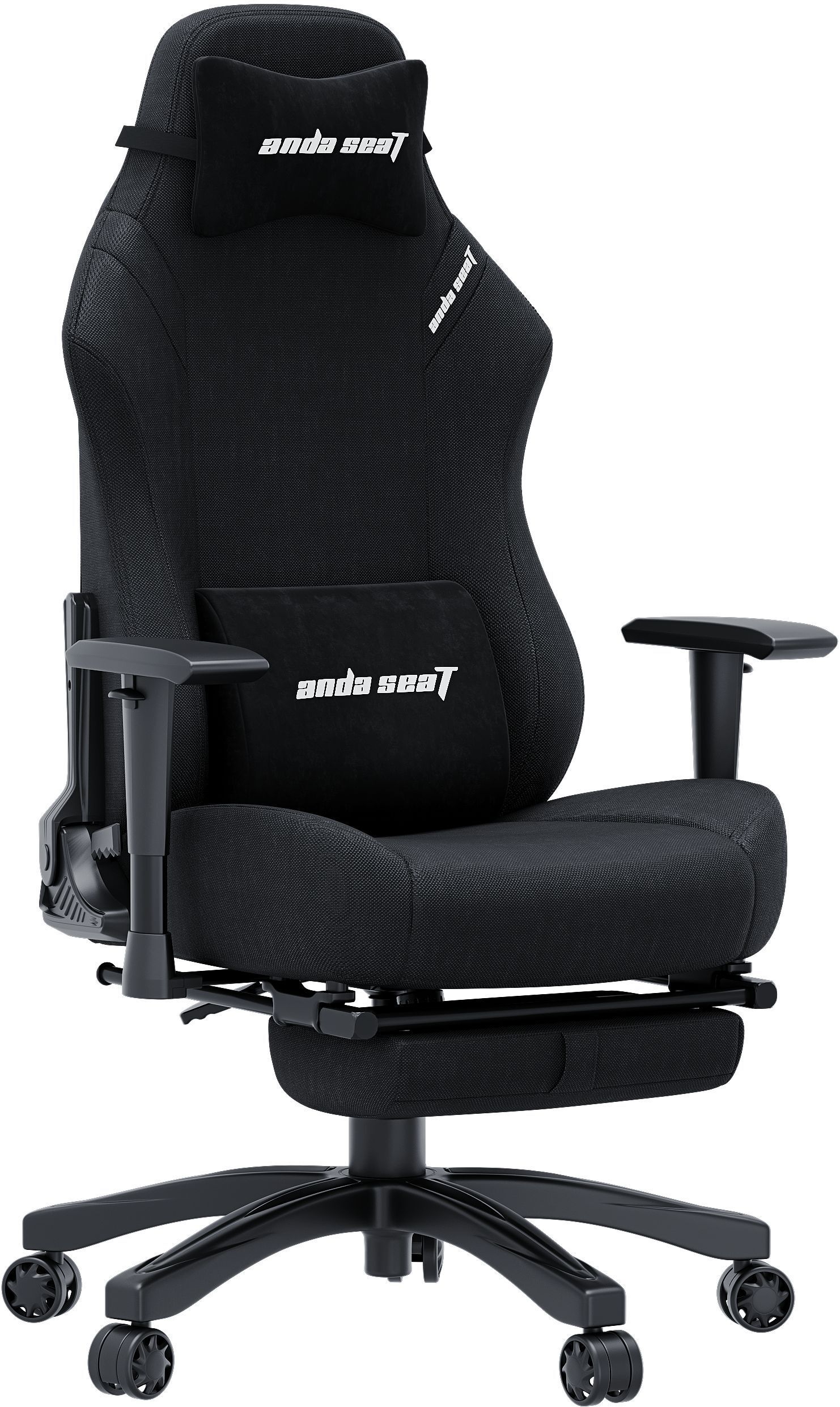 Крісло ігрове Anda Seat Luna Pro Black Fabric Size L фото