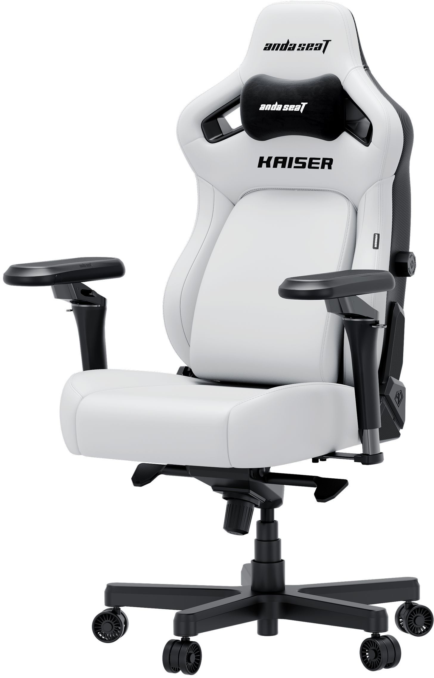 Кресло игровое Anda Seat Kaiser 4 V2 Size XL White PVC фото