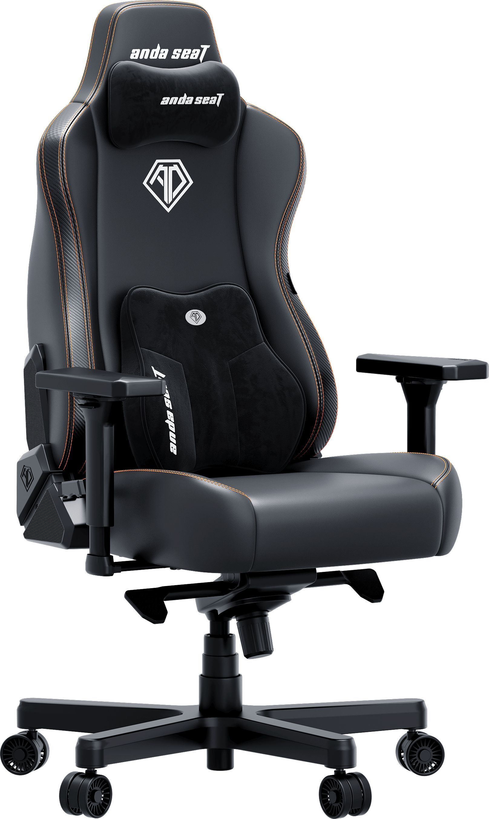 Крісло ігрове Anda Seat Kaiser 3E Black PVC Size XL фото2