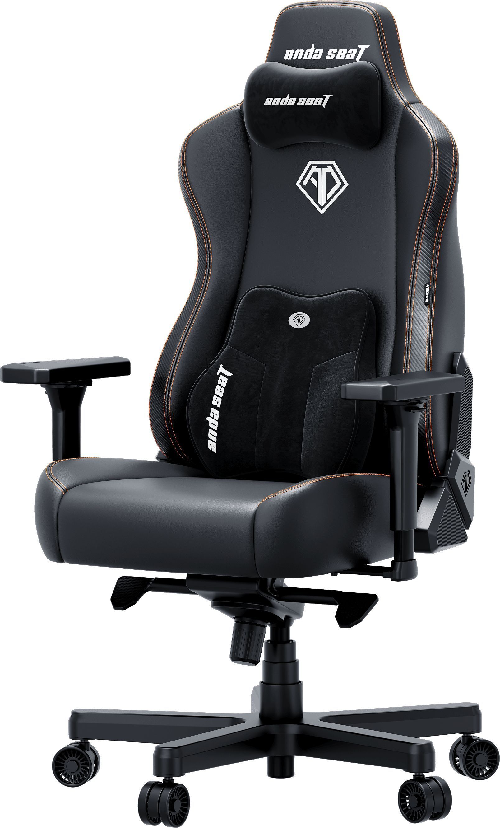 Крісло ігрове Anda Seat Kaiser 3E Black PVC Size XL фото3