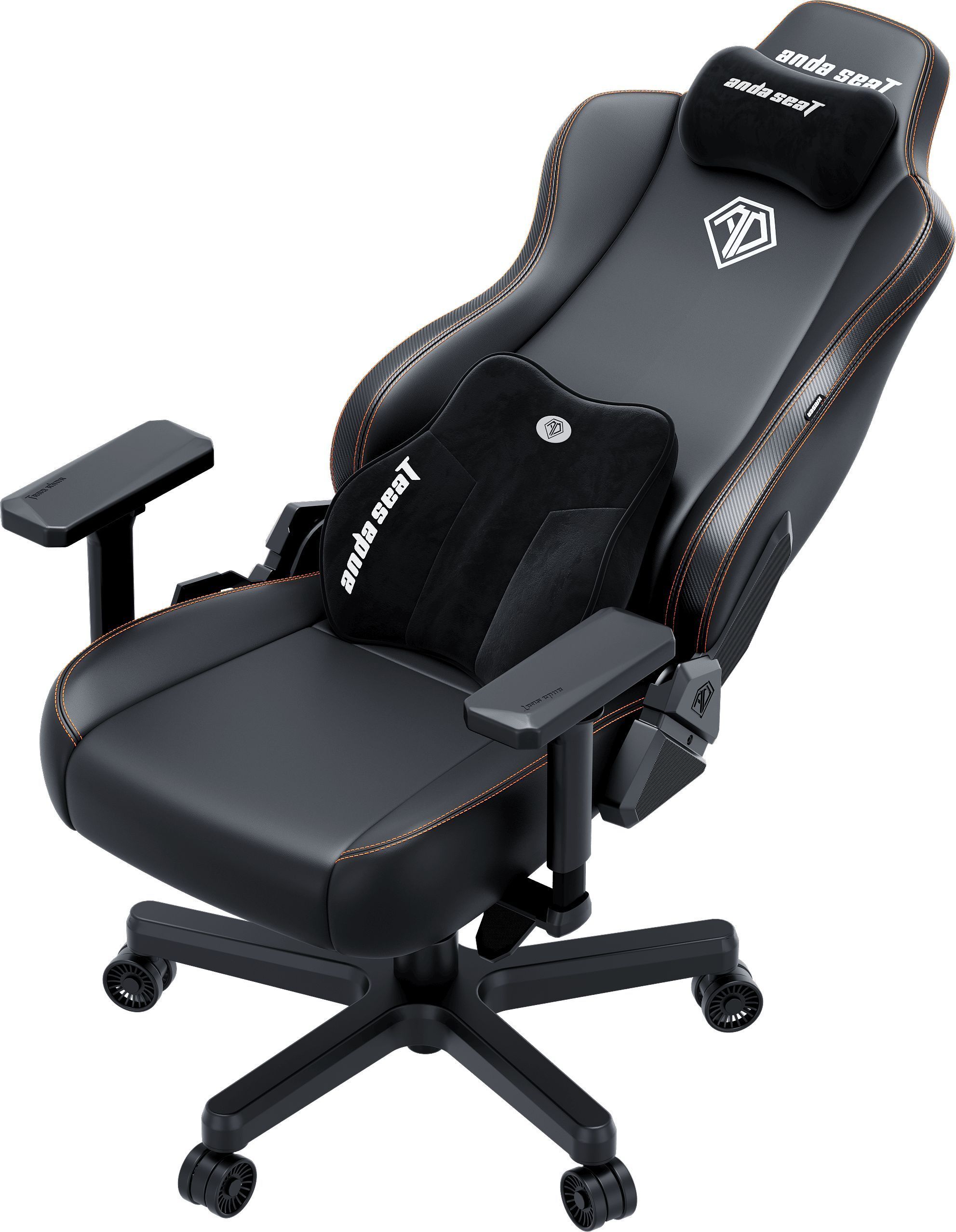 Крісло ігрове Anda Seat Kaiser 3E Black PVC Size XL фото4