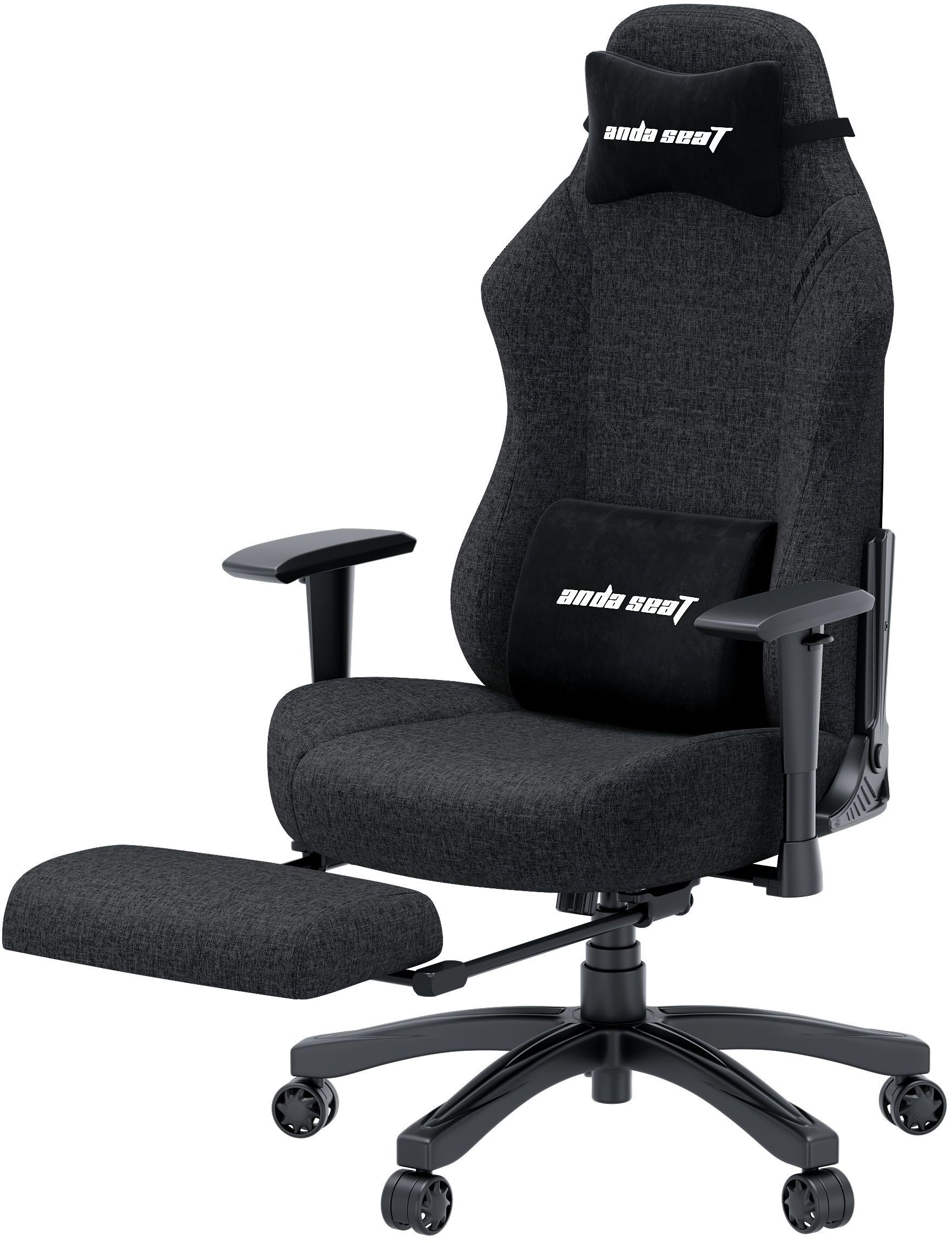 Кресло игровое Anda Seat Luna Pro Dark Gray Fabric Size L фото3