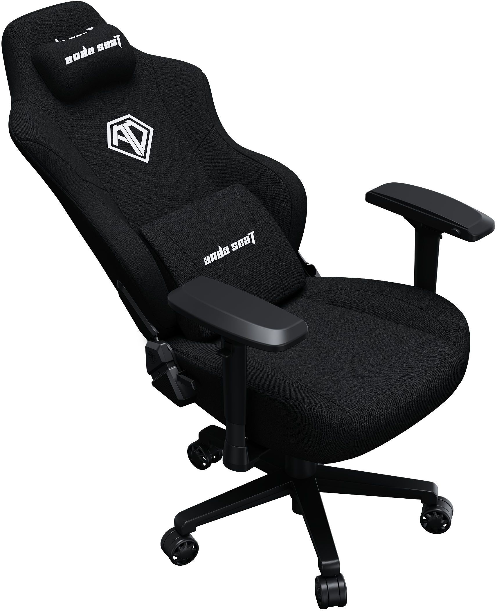 Кресло игровое Anda Seat Phantom 3 Pro Black Fabric Size L фото3
