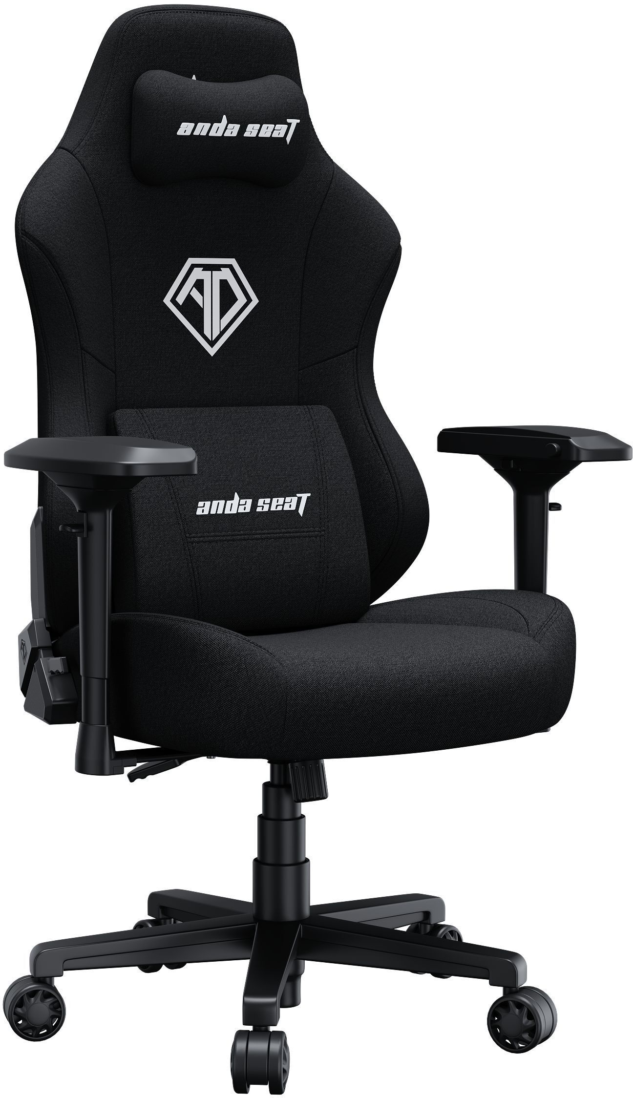 Кресло игровое Anda Seat Phantom 3 Pro Black Fabric Size L фото2