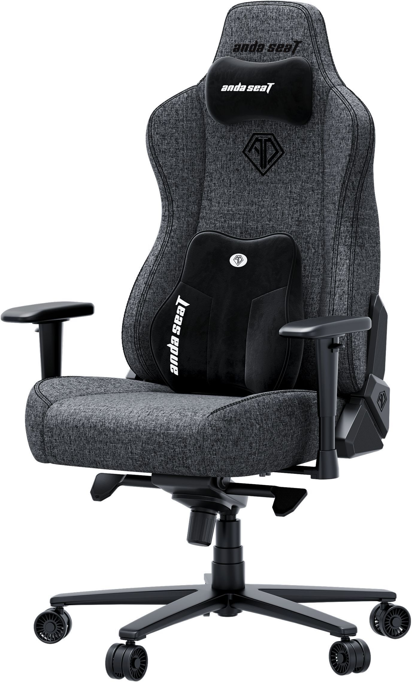 Кресло игровое Anda Seat Novis Plus Fabric Dark Grey Size XL фото3