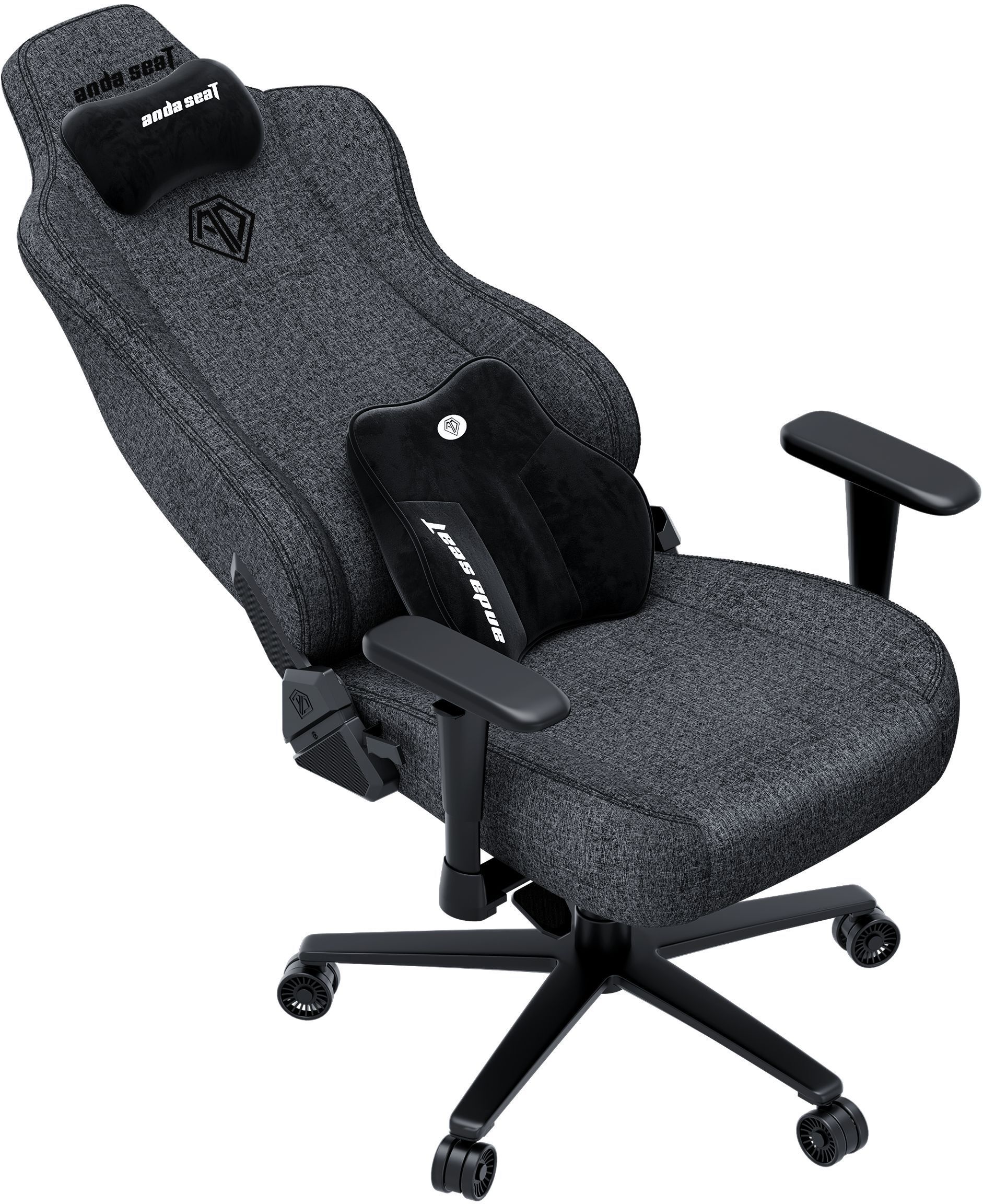 Кресло игровое Anda Seat Novis Plus Fabric Dark Grey Size XL фото5
