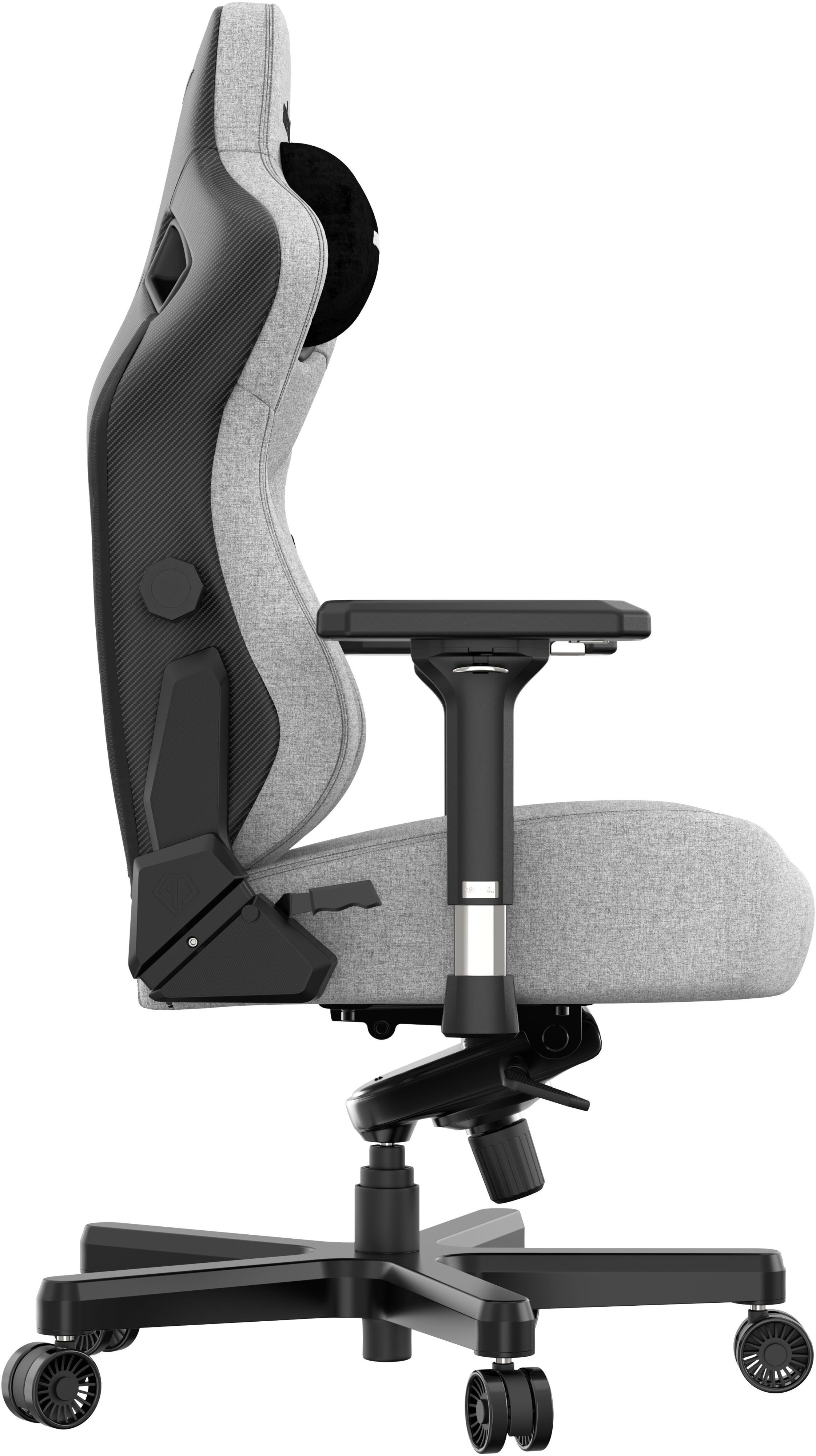 Крісло ігрове Anda Seat Kaiser 3 Grey Fabric Size L фото6
