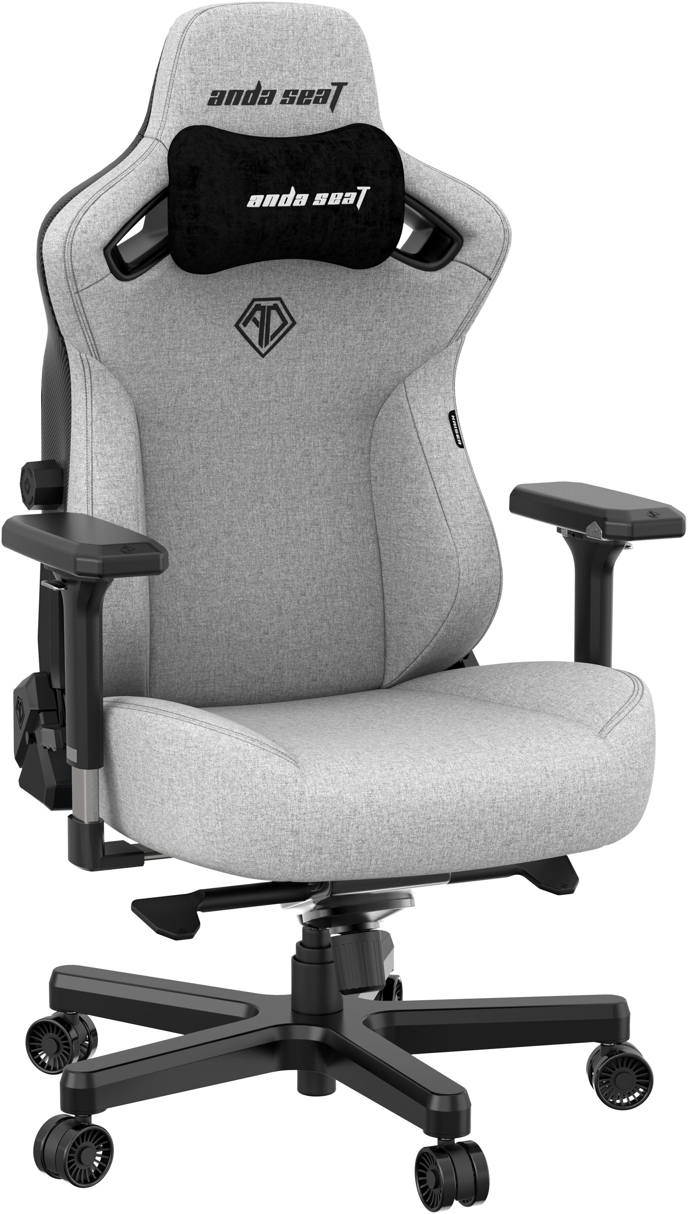 Крісло ігрове Anda Seat Kaiser 3 Grey Fabric Size L фото2