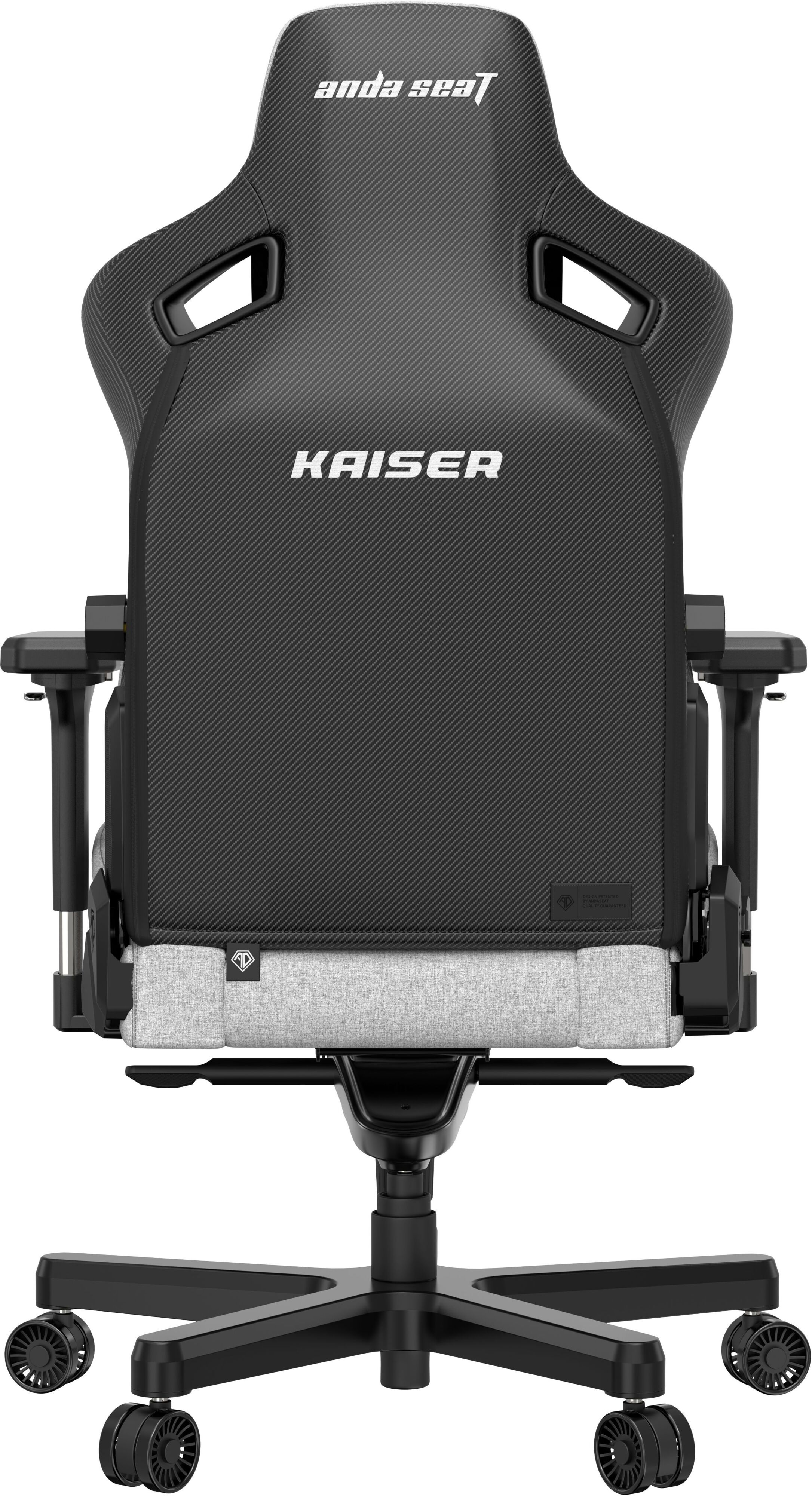 Крісло ігрове Anda Seat Kaiser 3 Grey Fabric Size L фото15