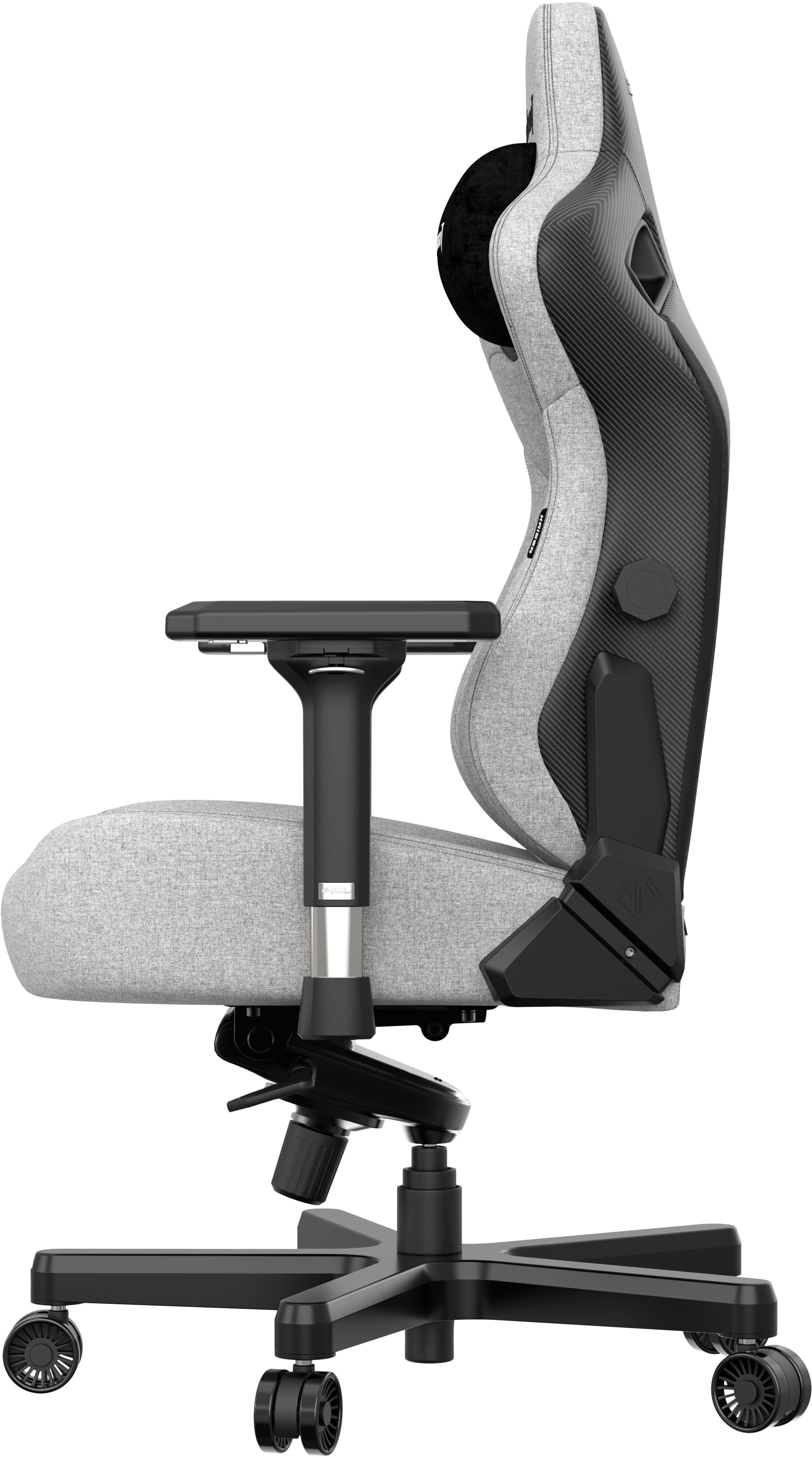 Крісло ігрове Anda Seat Kaiser 3 Grey Fabric Size L фото7